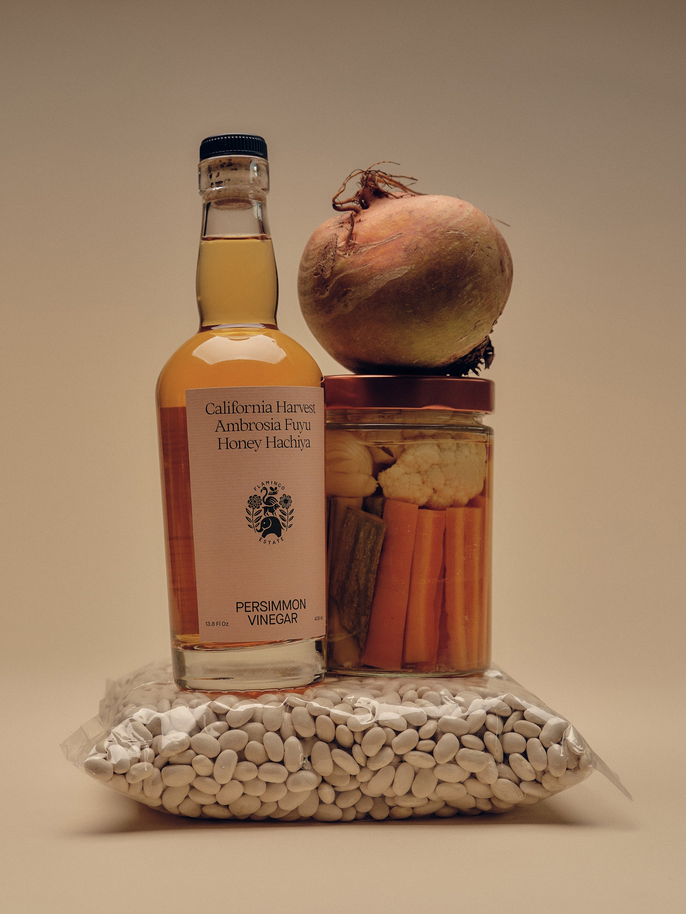 HOME ACCESSORIES CALIFORNIA HARVEST HONEY PERSIMMON VINEGAR Flamingo Estate