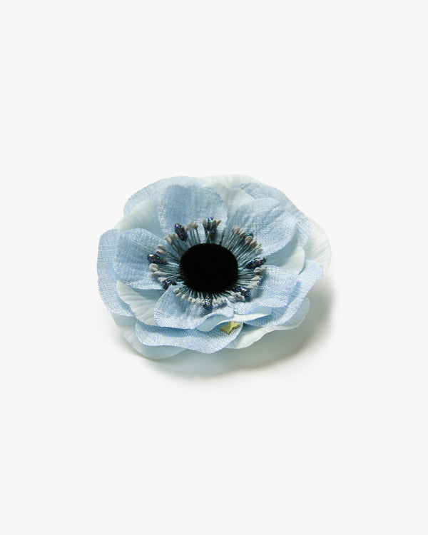ACCESSORIES Pale Blue Anenome Pin Helena Simon