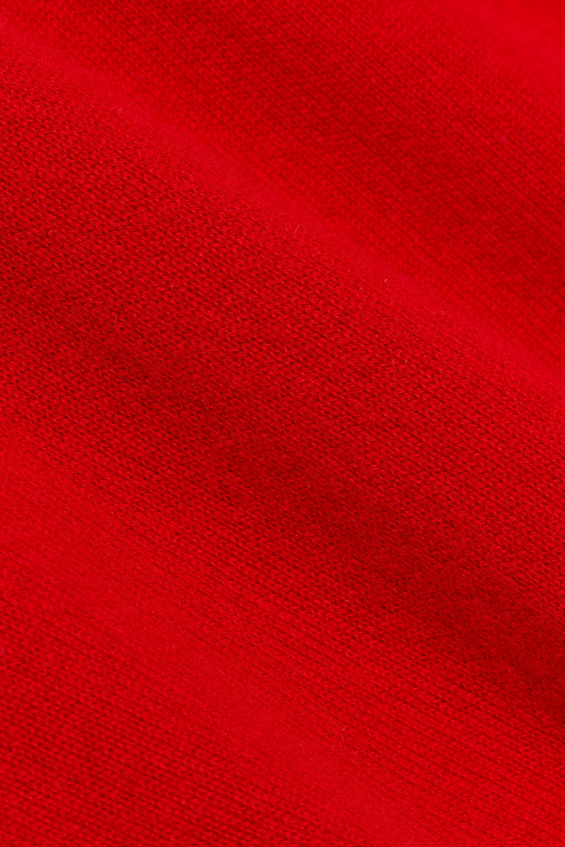 SWEATERS Cashmere V-Neck Pullover in Red Organic by John Patrick