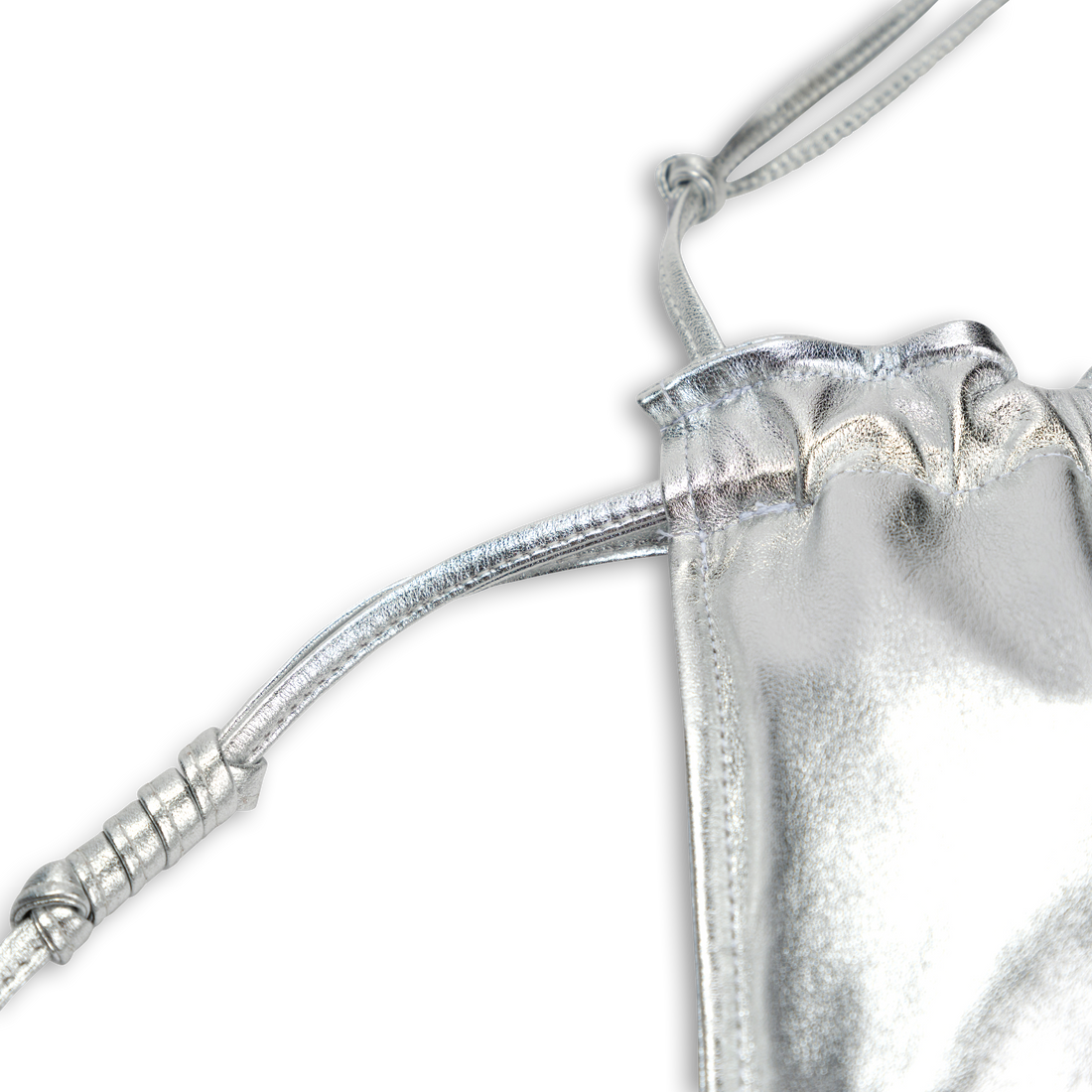 HANDBAGS Mini Bowie Handbag in Silver Lemiz