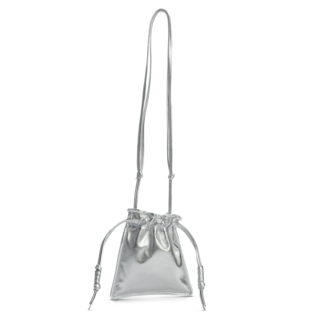 HANDBAGS Mini Bowie Handbag in Silver Lemiz