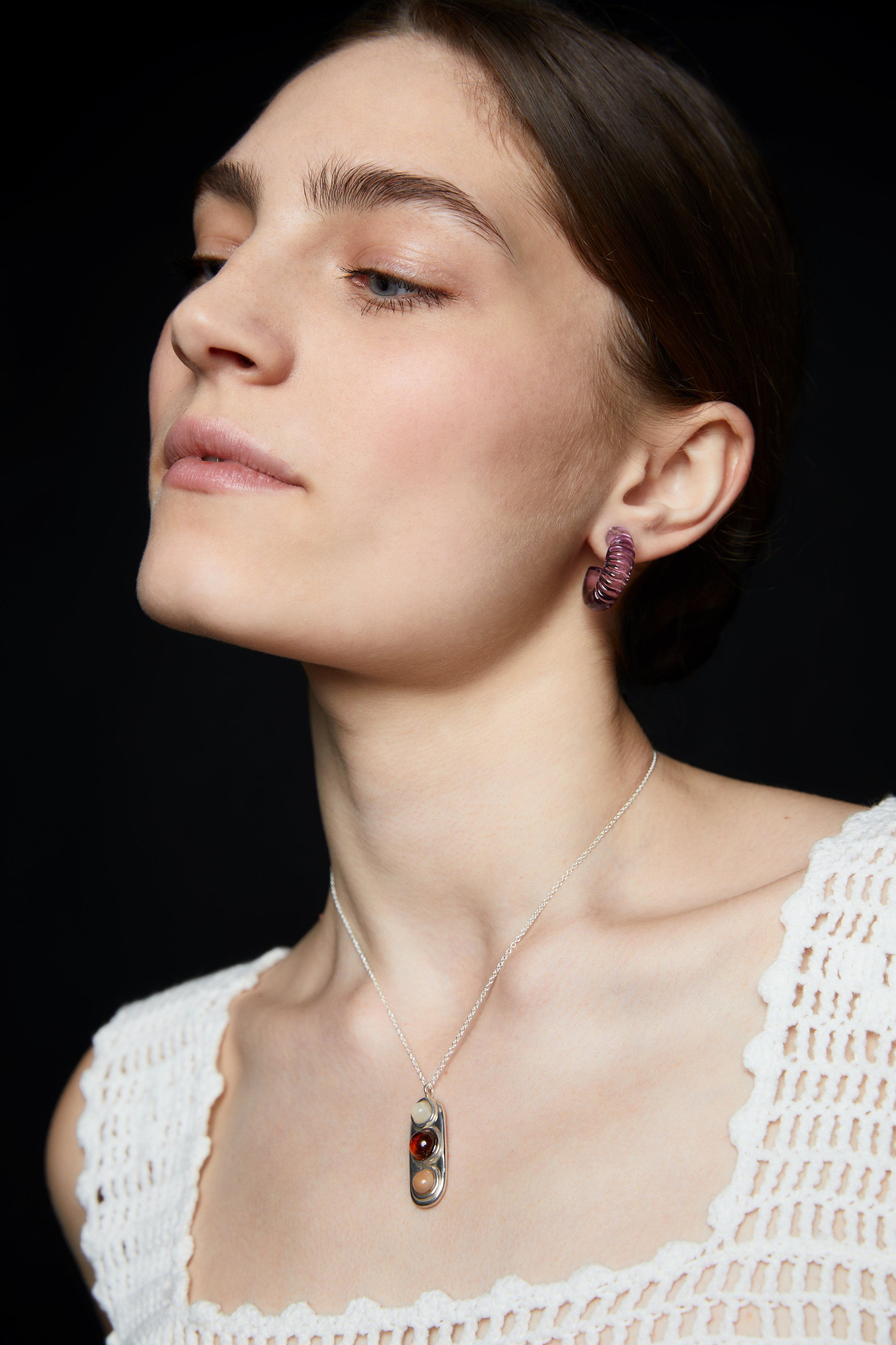 Earrings Keane Textured Mini Hoops Keane