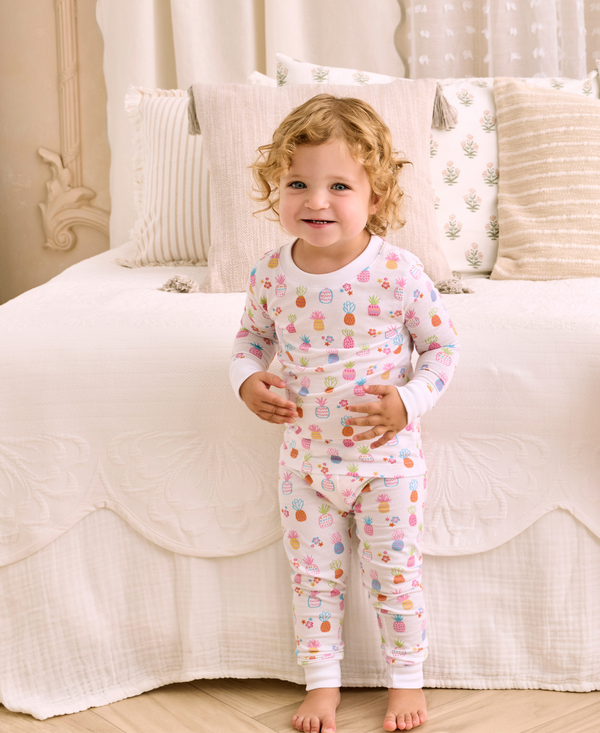 CHILDREN'S APPAREL Pajama Set in Pineapple Paradise Kissy Kissy