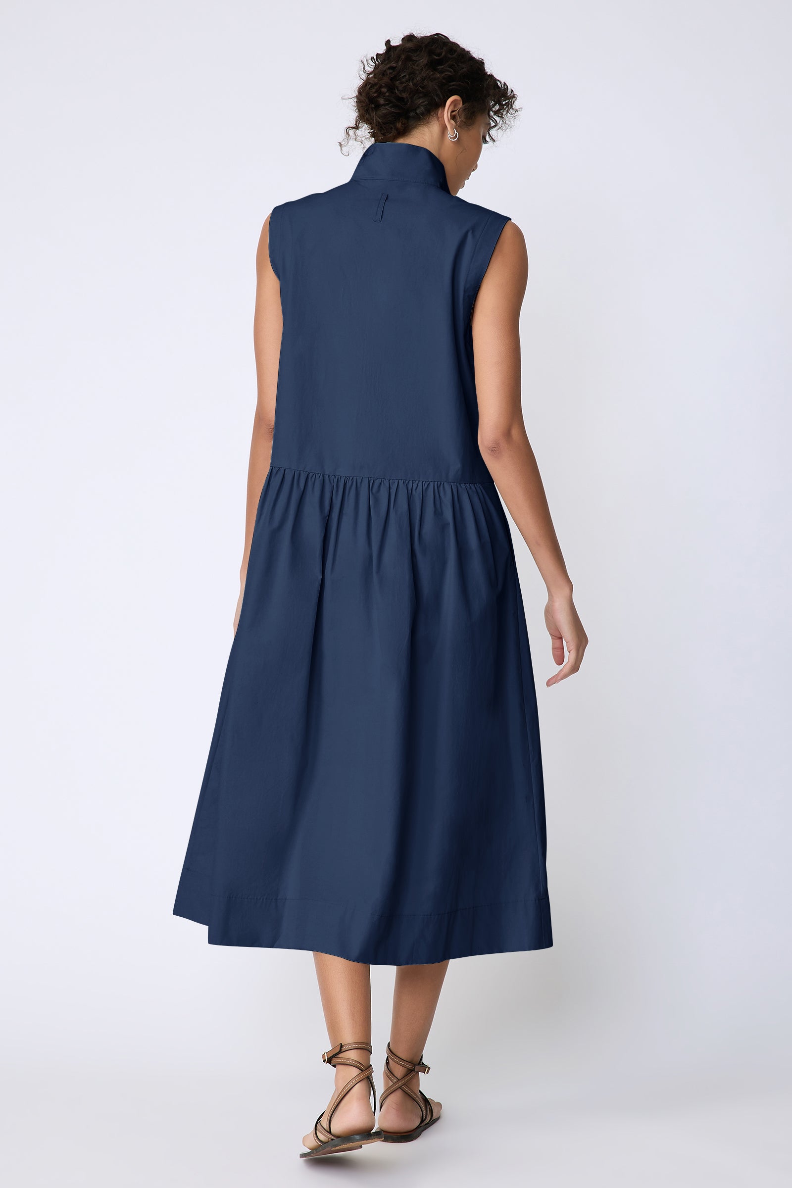 DRESSES/JUMPSUITS Demi Dress in Summer Navy Kal Rieman