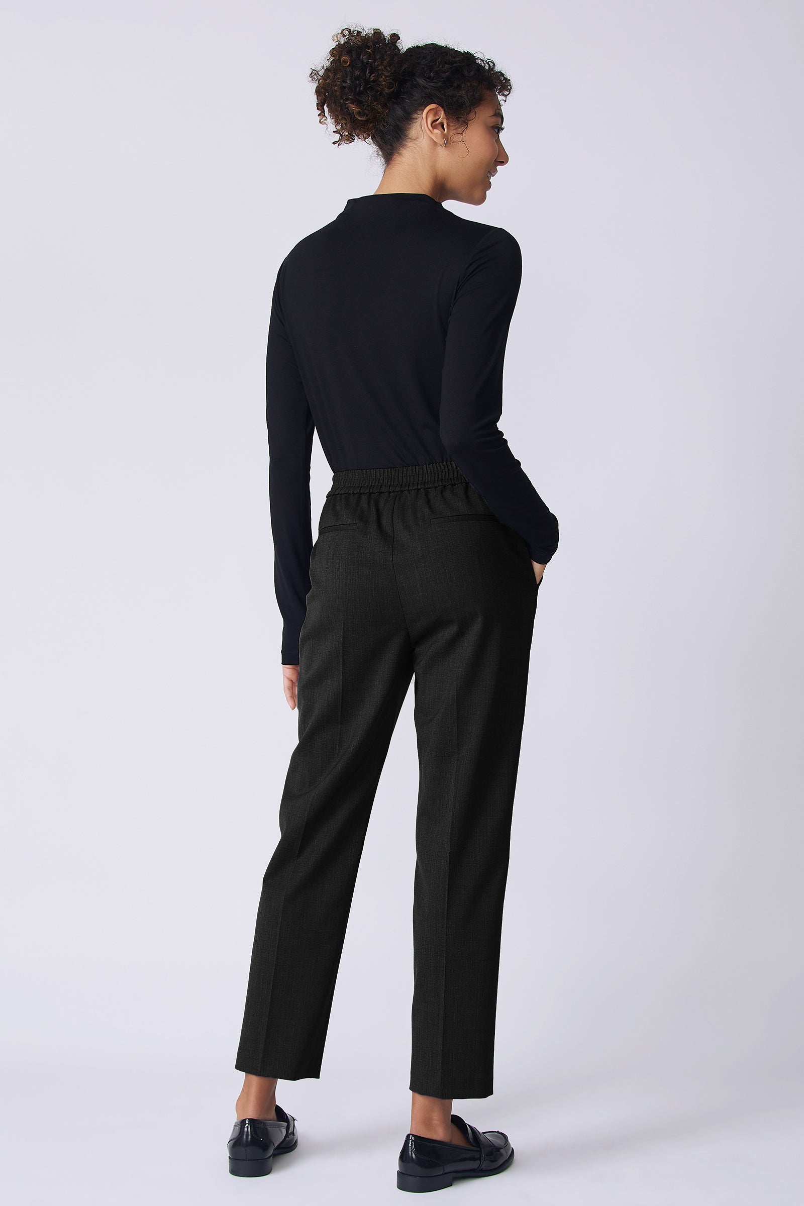 PANTS/SHORTS Martine Trouser in Black Kal Rieman