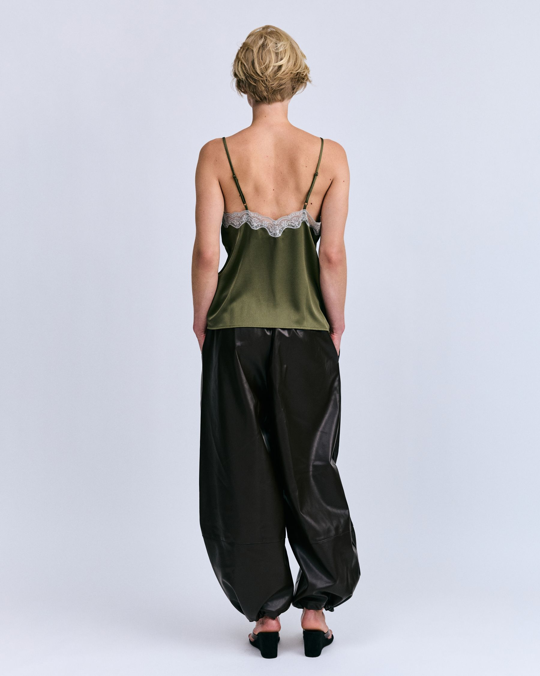 LINGERIE/PJ/SWIM Pip Cami in Green LOVE Stories