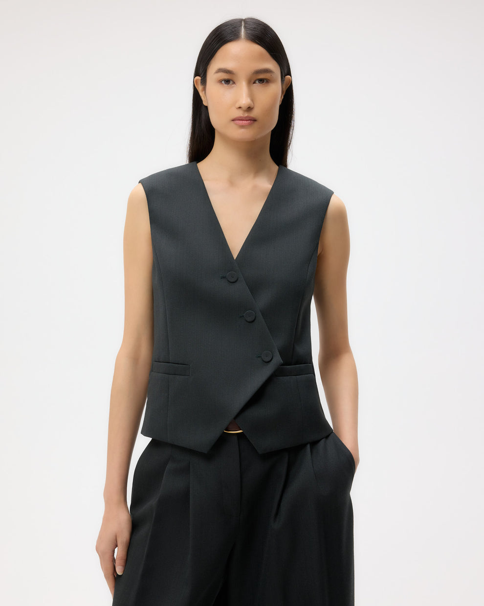 BLOUSES/SHIRTS/TOPS Tyler Vest in Dark Spruce TWP
