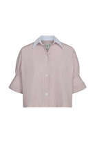 BLOUSES/SHIRTS/TOPS Next Ex in Spanish Villa and White Stripe TWP