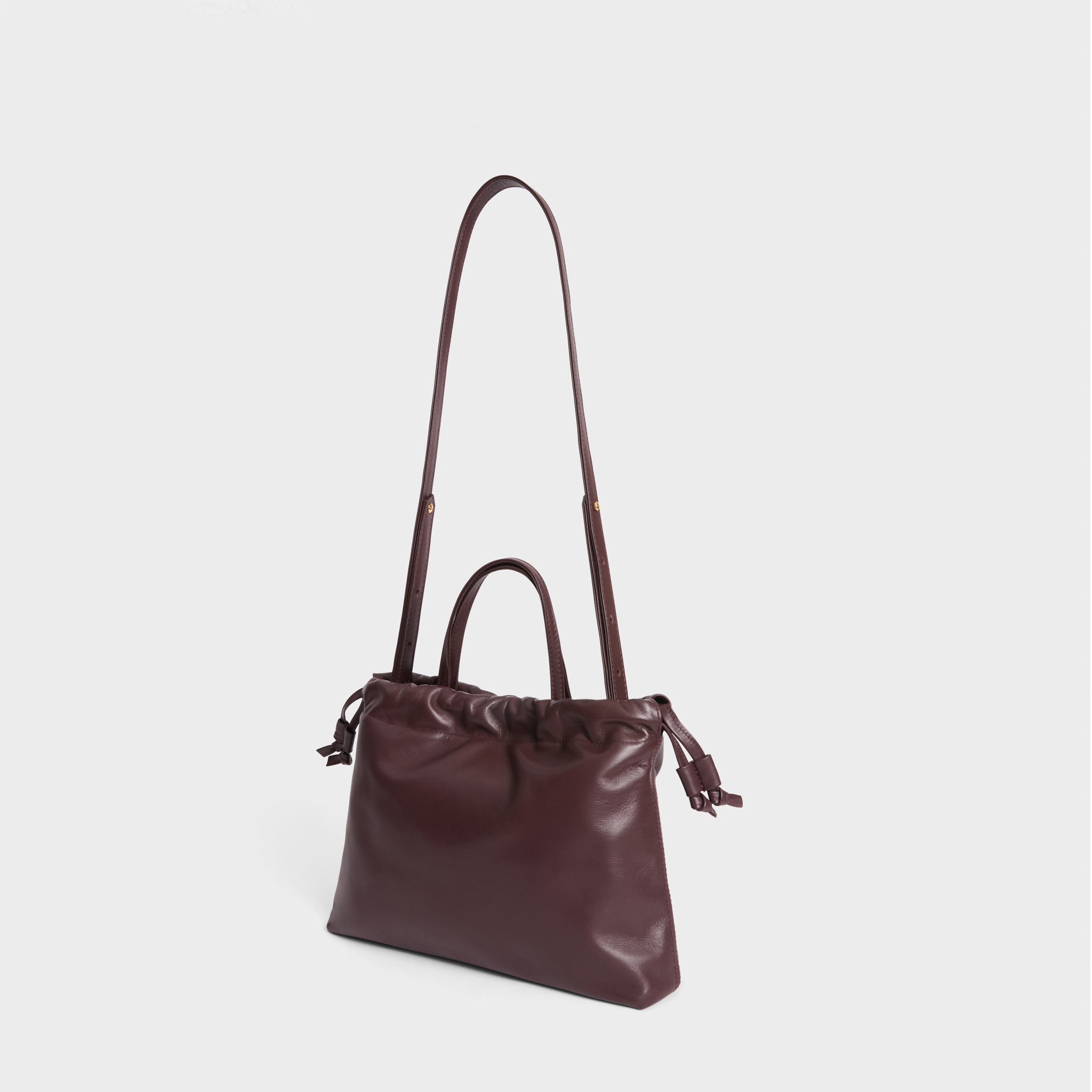 HANDBAGS Mini Asisi Tote in Brordeaux Lemiz