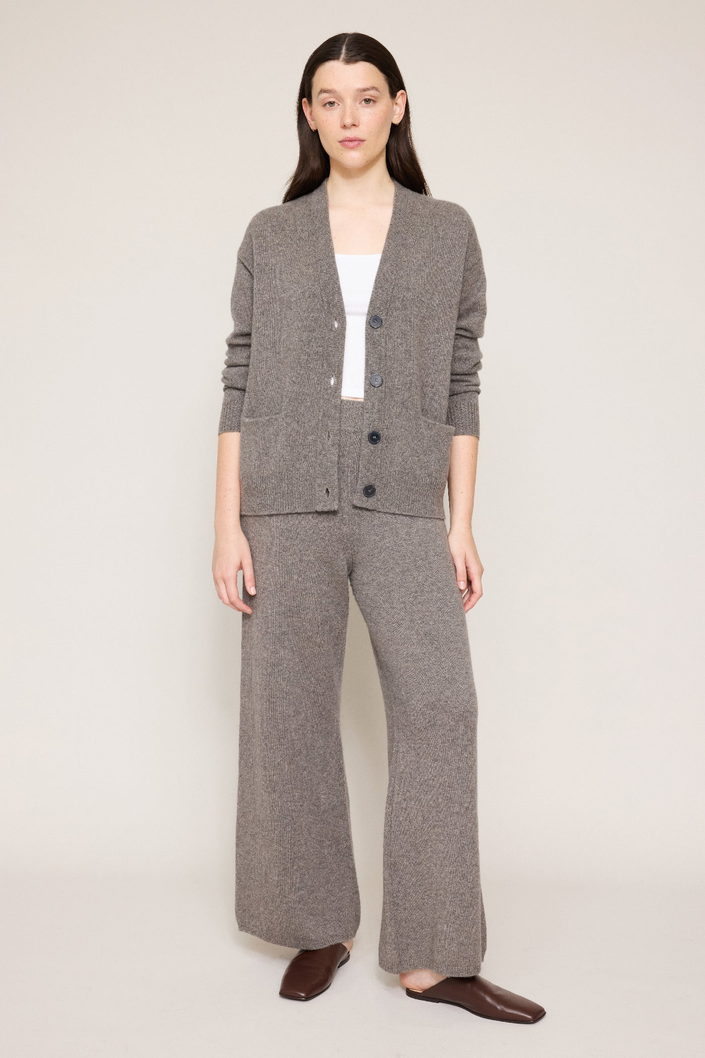 SWEATERS Baez Cardigan in Otter Organic by John Patrick