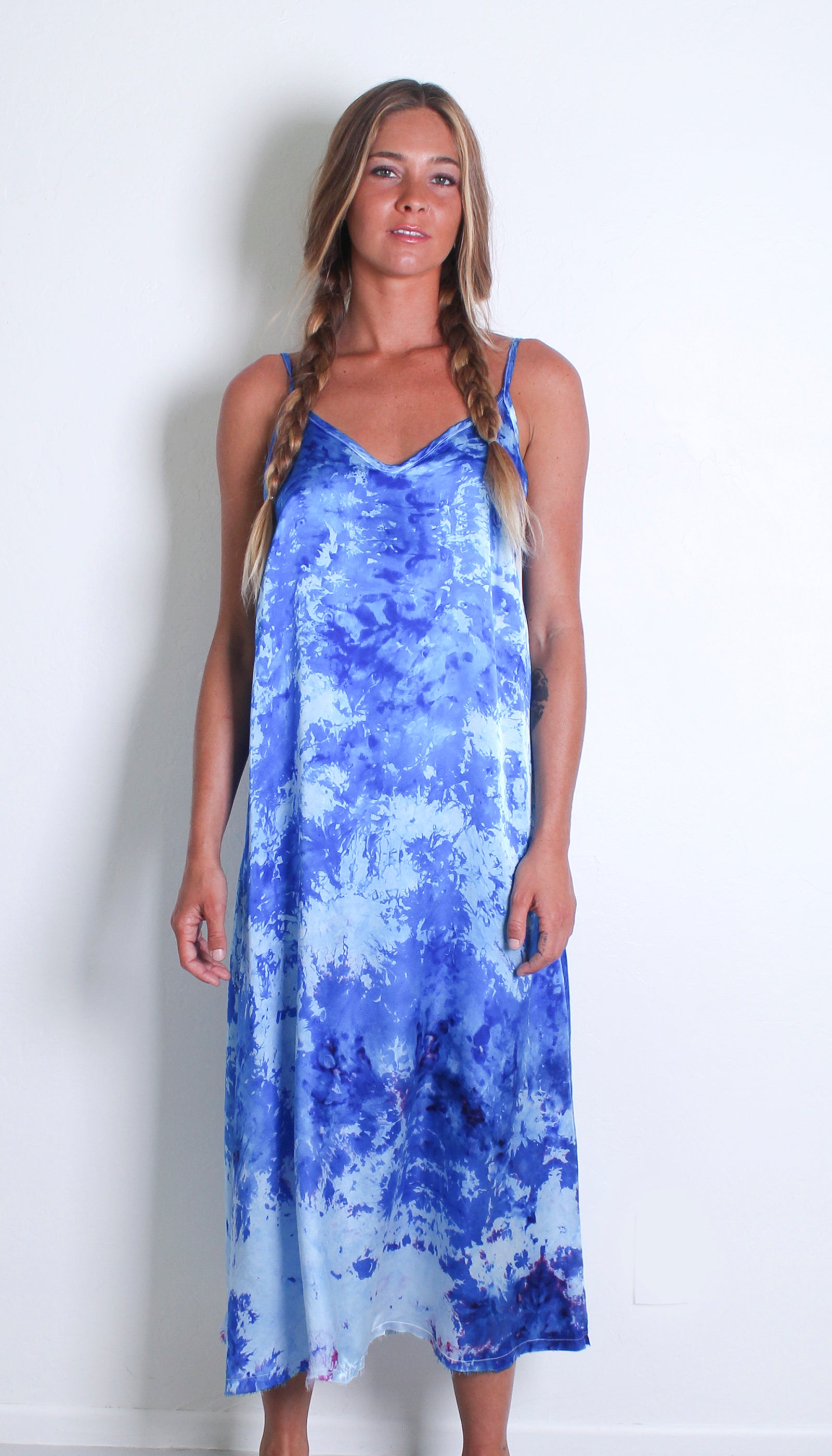 DRESSES/JUMPSUITS FANNY DRESS IN ARIES BLUE Love Tanjane