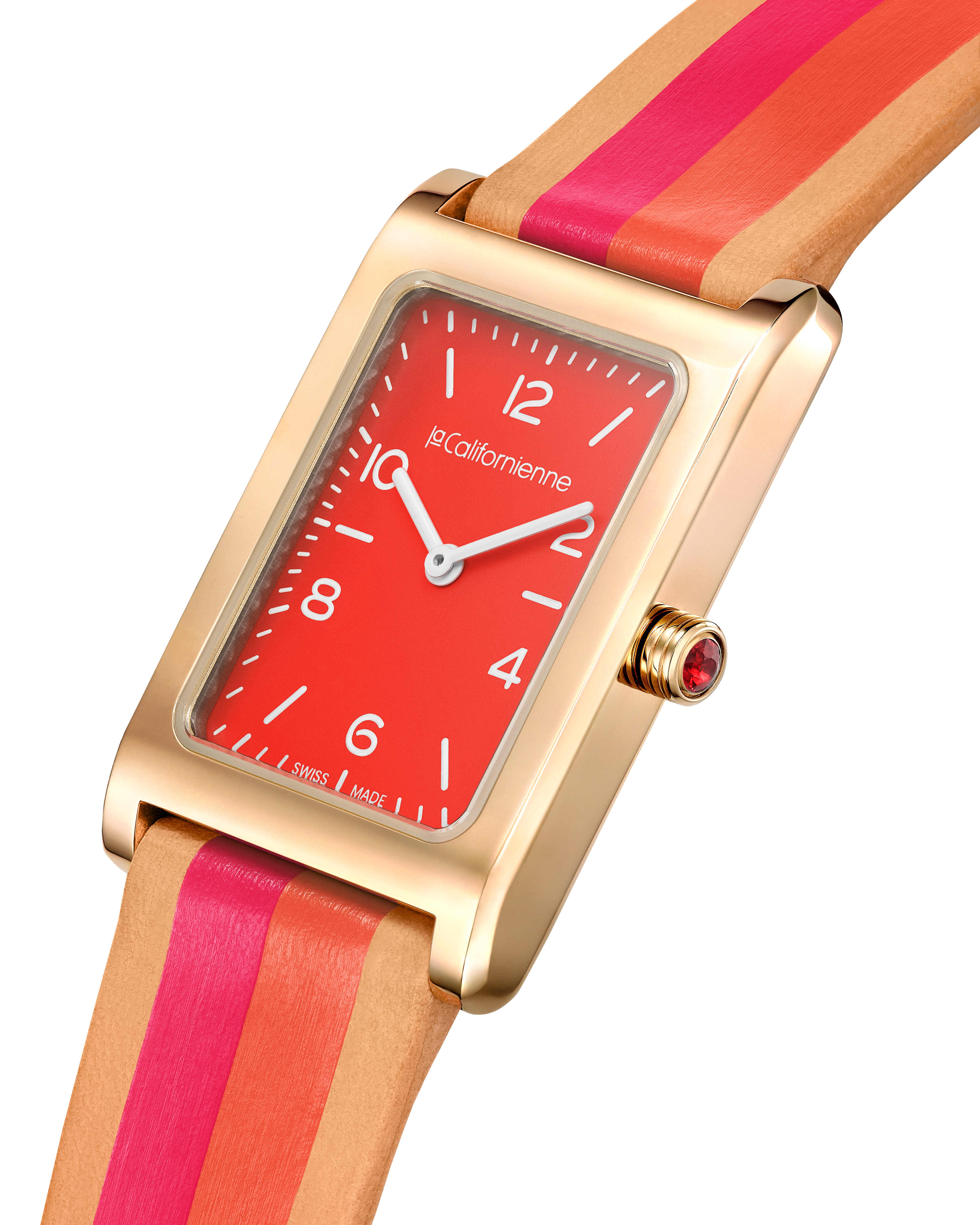 Watches La Californienne Daybreak Watch in Hot Pink and Orange La Californienne