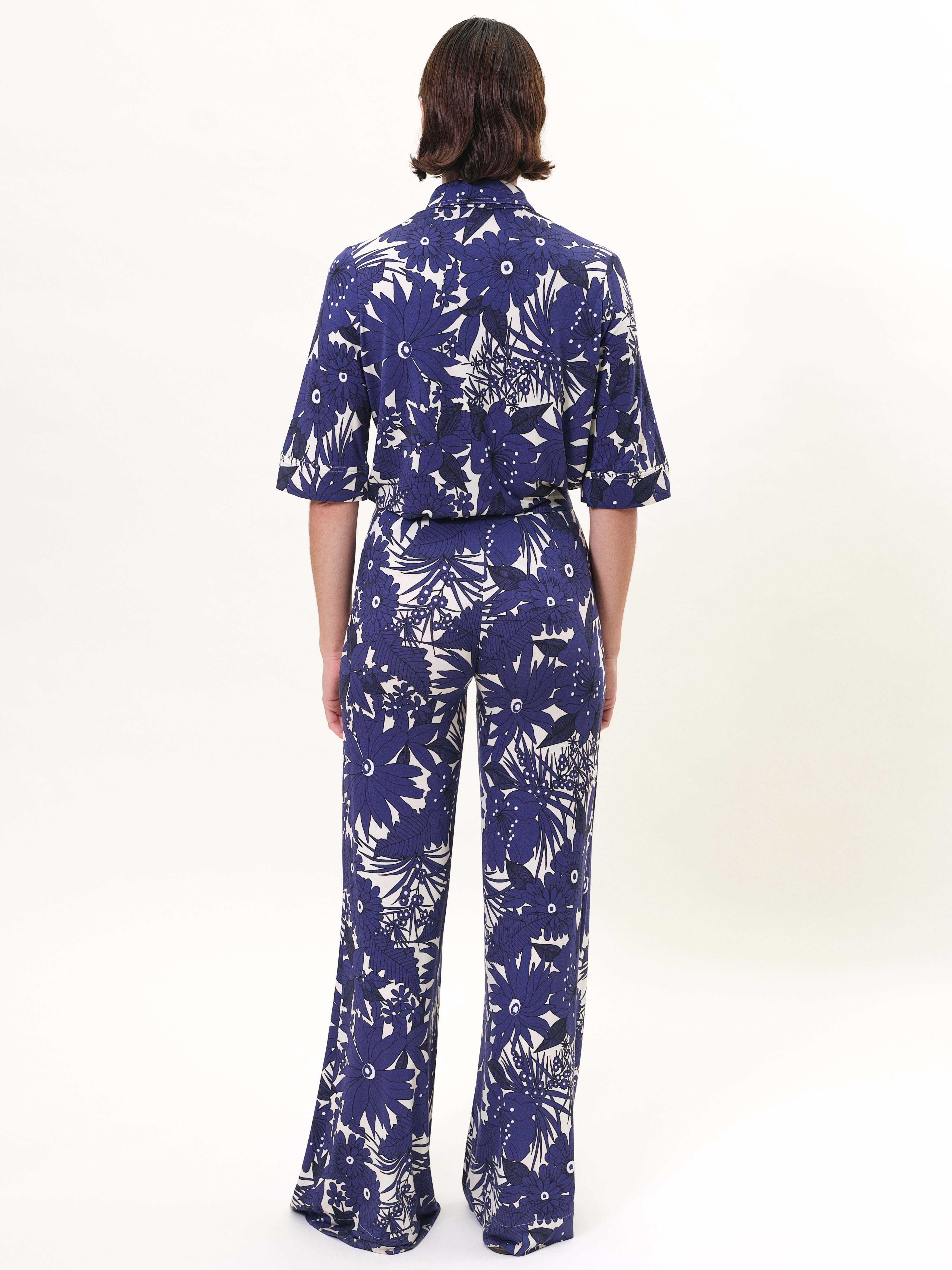 PANTS/SHORTS Giudecca Pant in Hibiscus Marine La Prestic Ouiston