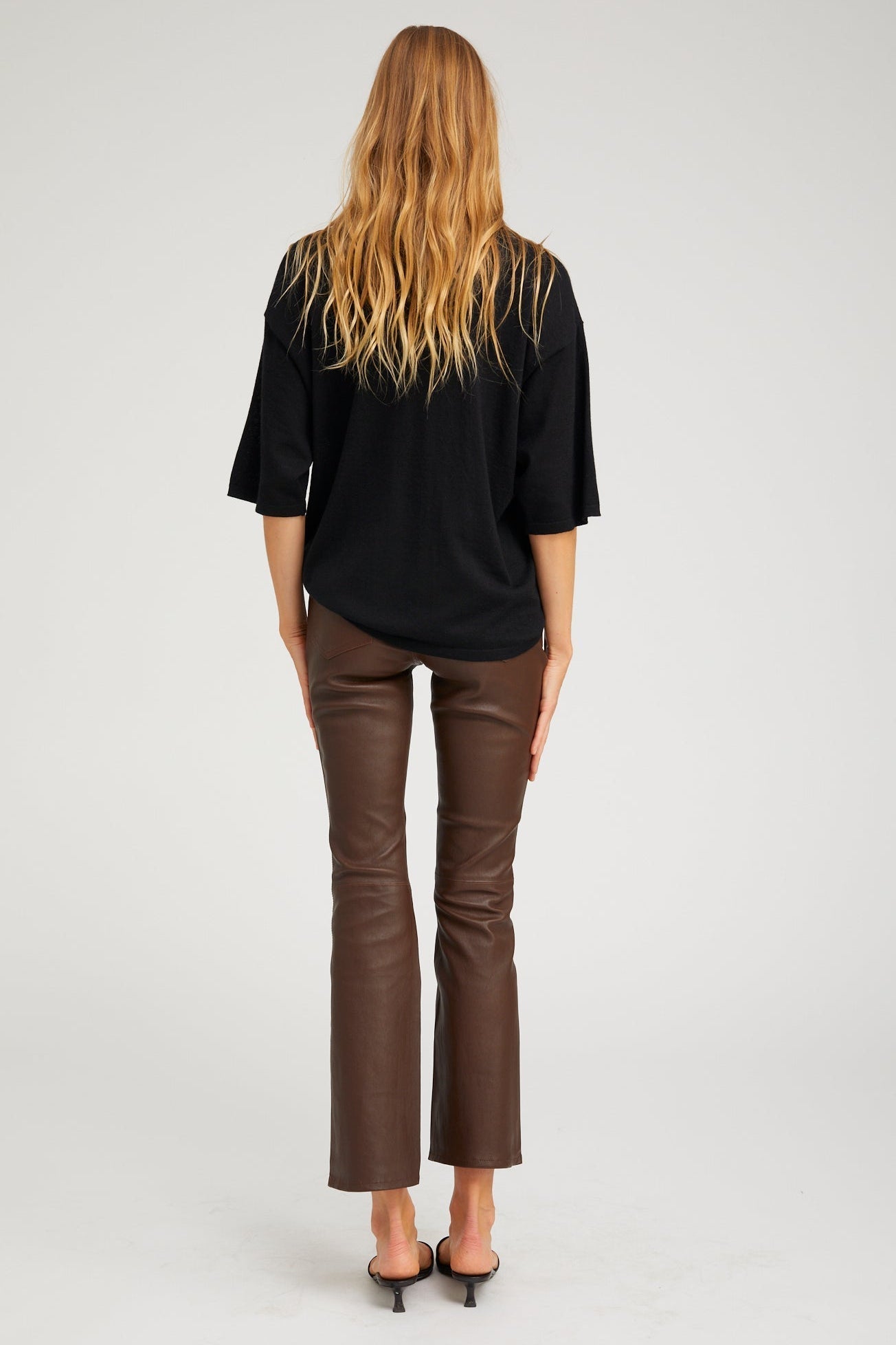 PANTS/SHORTS 5 Pocket Ankle Flare in Milk Chocolate SPRWMN