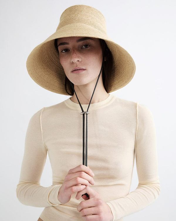 HATS Suni Bucket Hat in Natural Janessa Leone