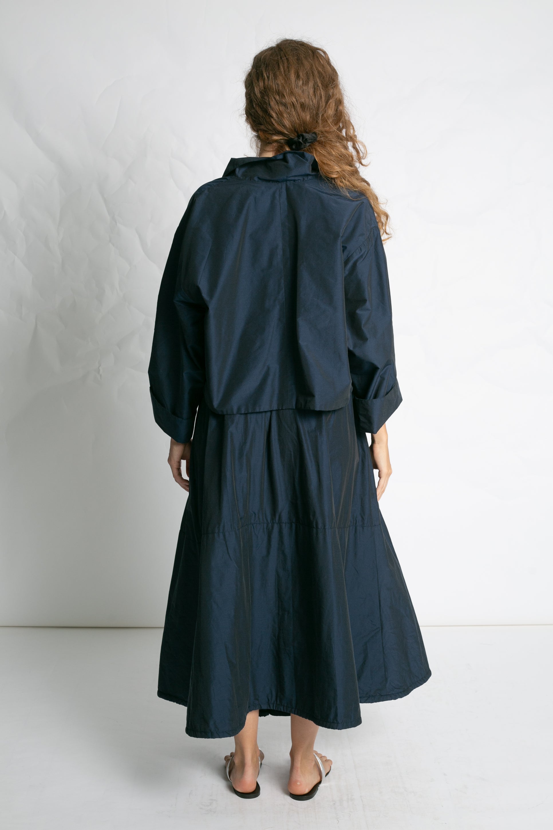 SKIRTS Balloon Skirt in Navy Les Filles d'Ailleurs