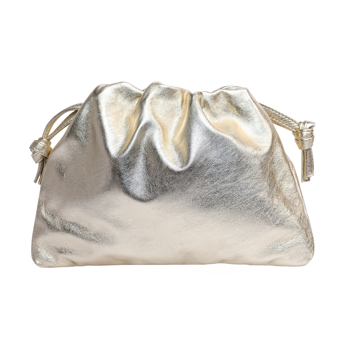 HANDBAGS Monica Clutch in Champagne Lemiz