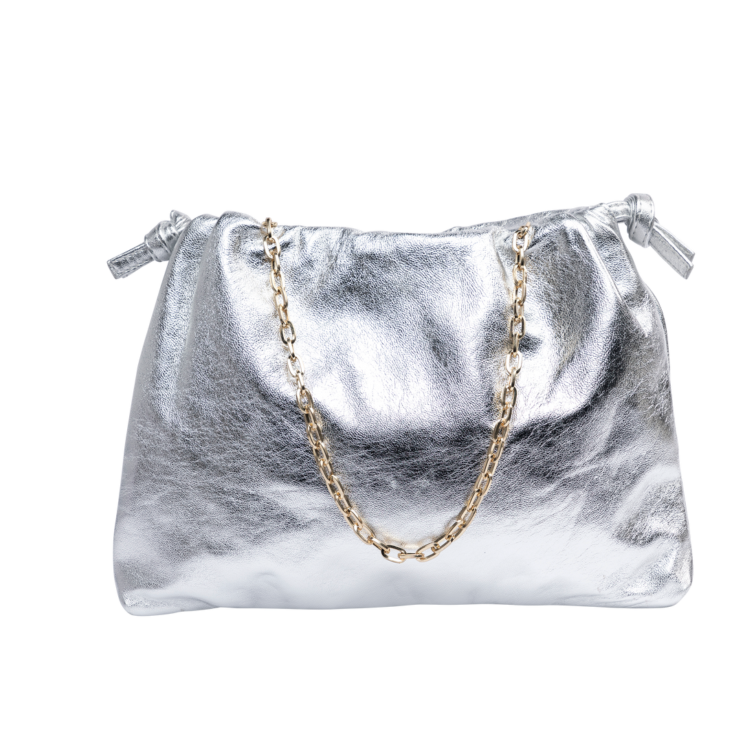 HANDBAGS Monica Clutch in Silver Lemiz