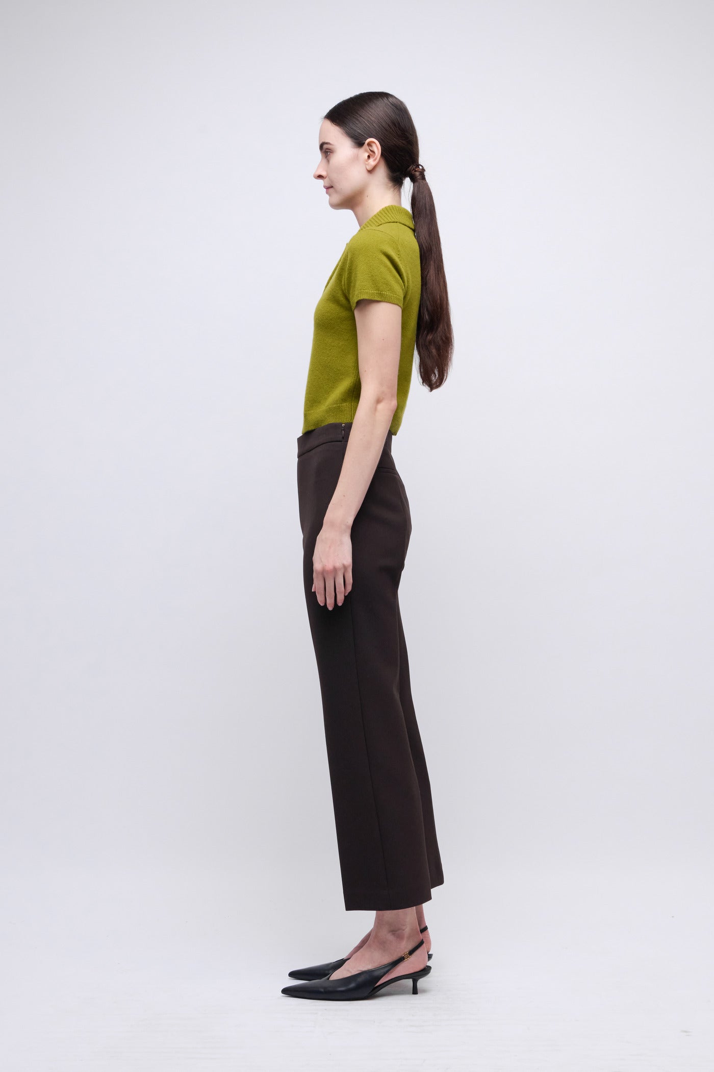 PANTS/SHORTS Mackenzie Straight Leg Pant in Chocolate Simkhai