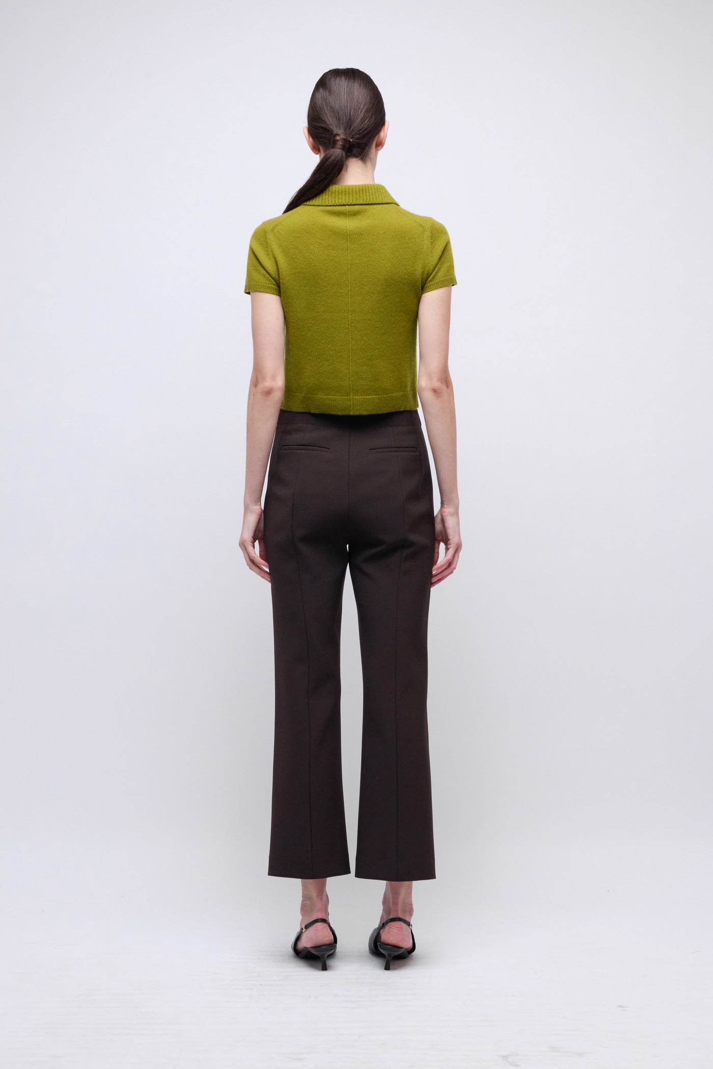 PANTS/SHORTS Mackenzie Straight Leg Pant in Chocolate Simkhai