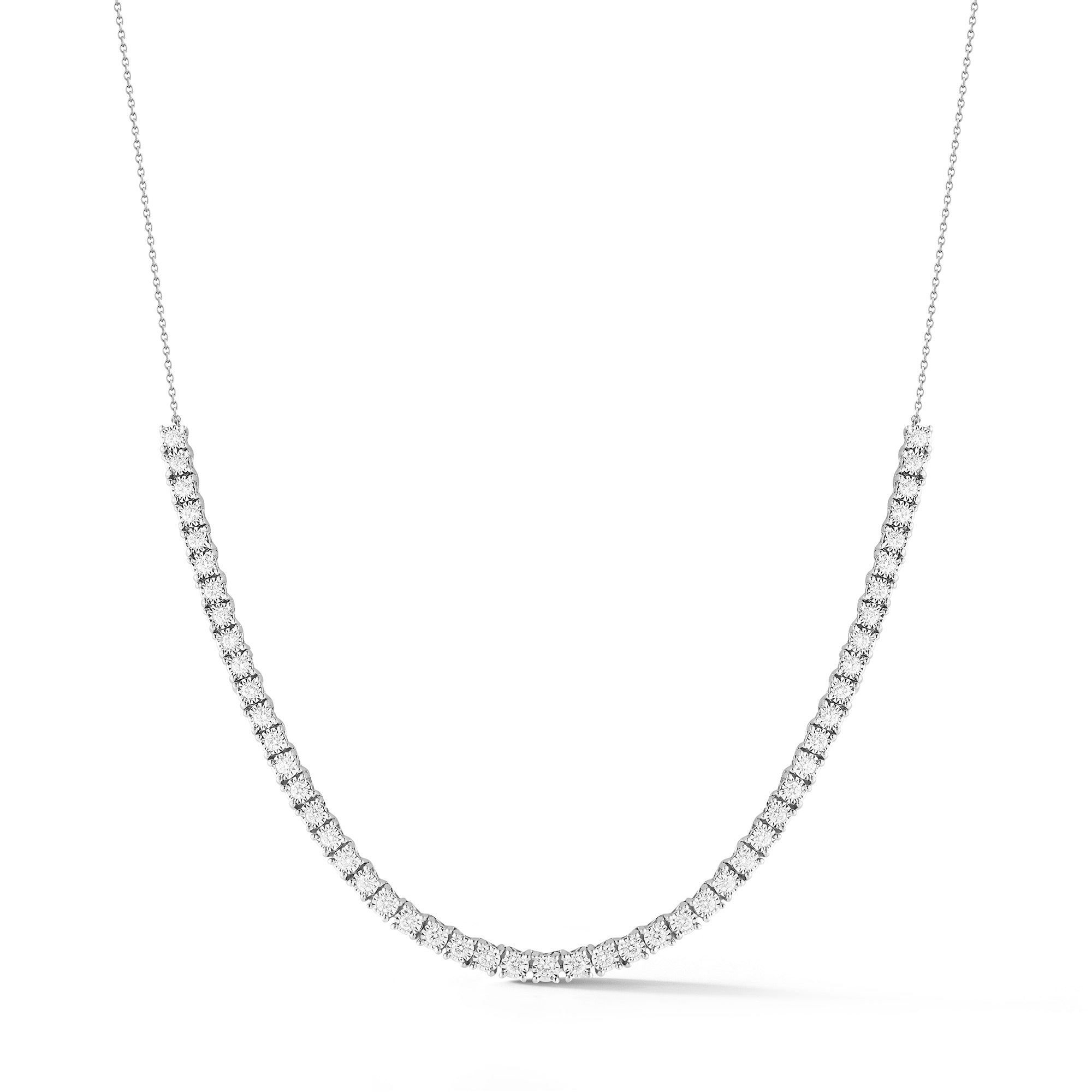 JEWELRY Ava Bea Diamond Tennis Necklace in White Gold Dana Rebecca