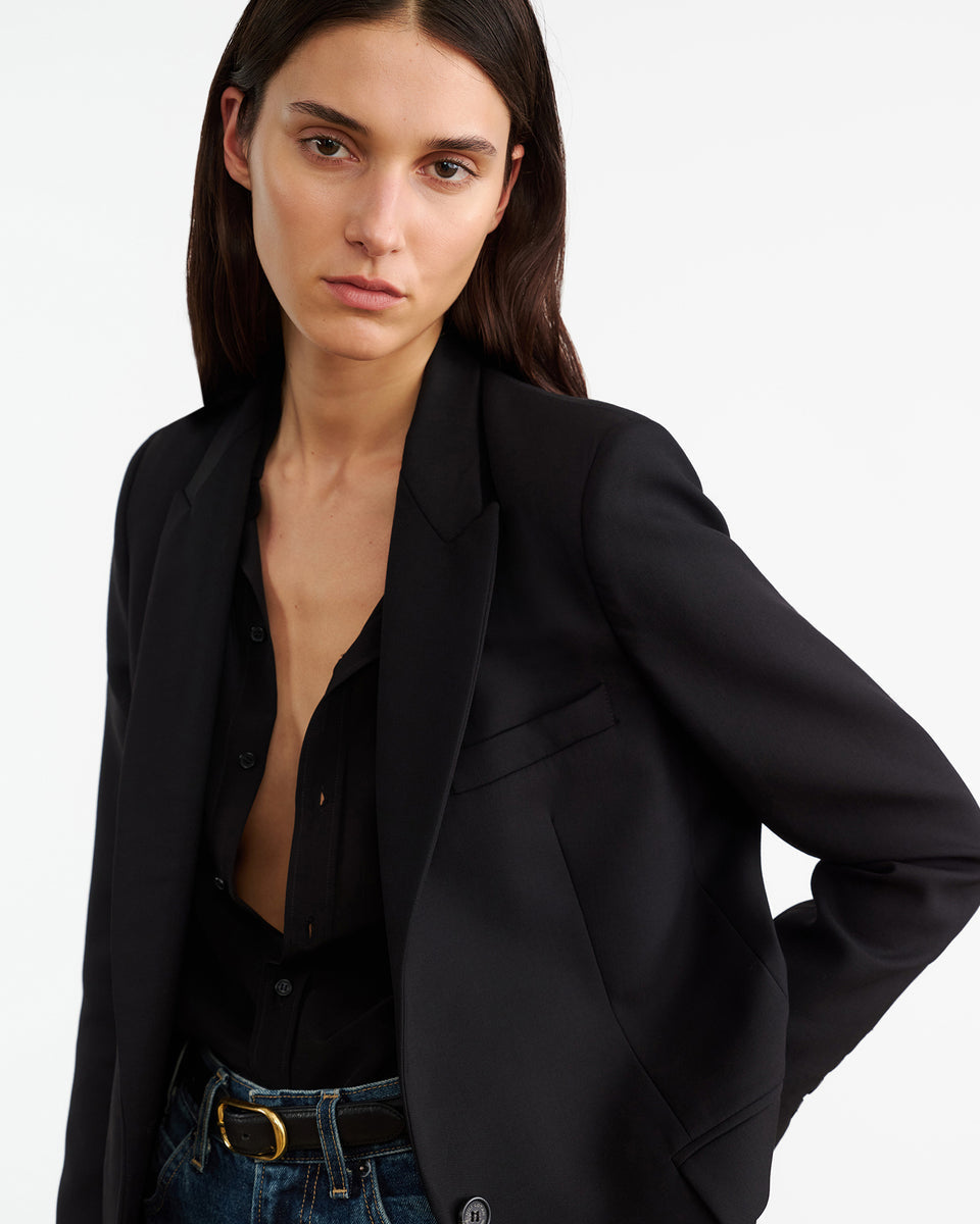 COATS/JACKET Diane Blazer in Black Nili Lotan