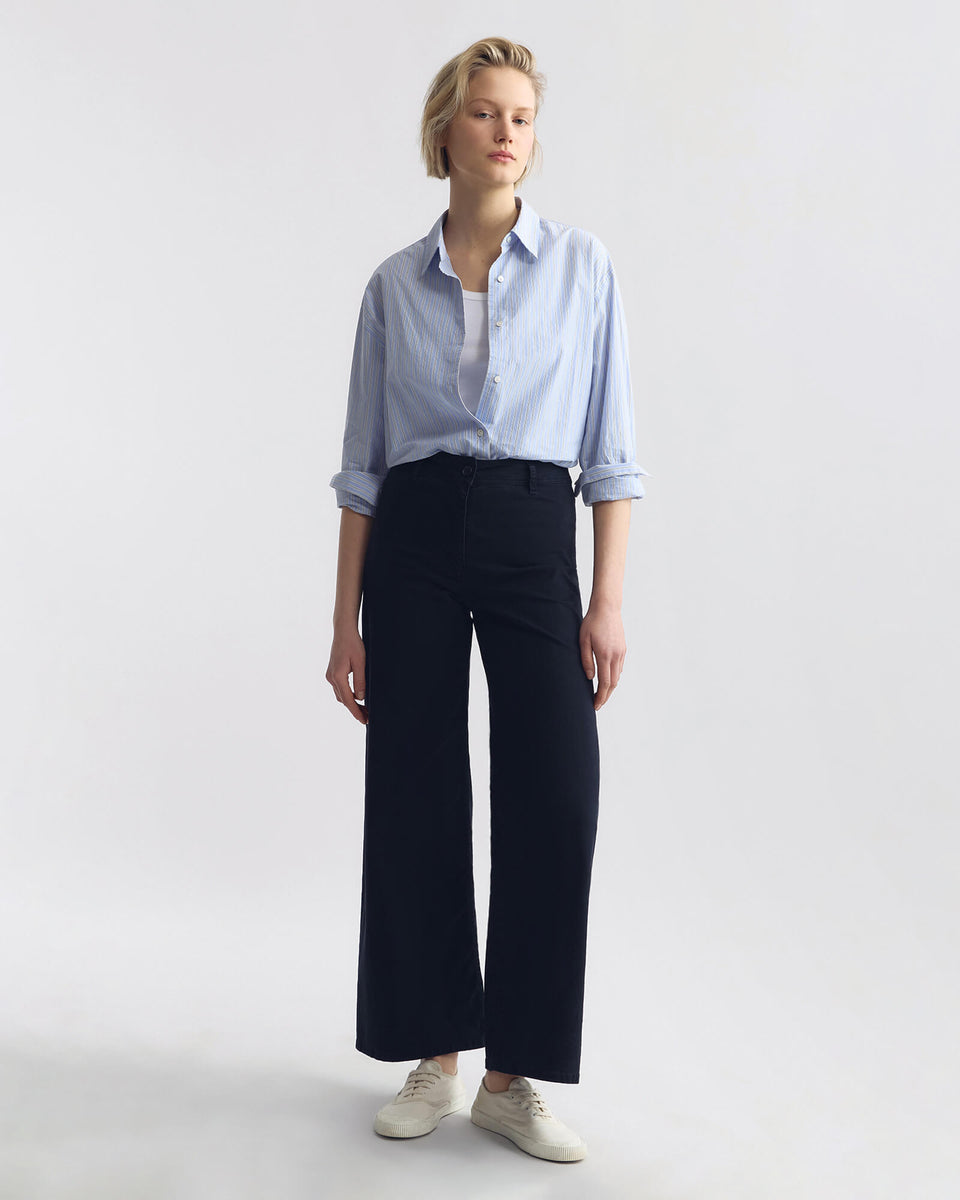 PANTS/SHORTS Megan Pant in Midnight Nili Lotan