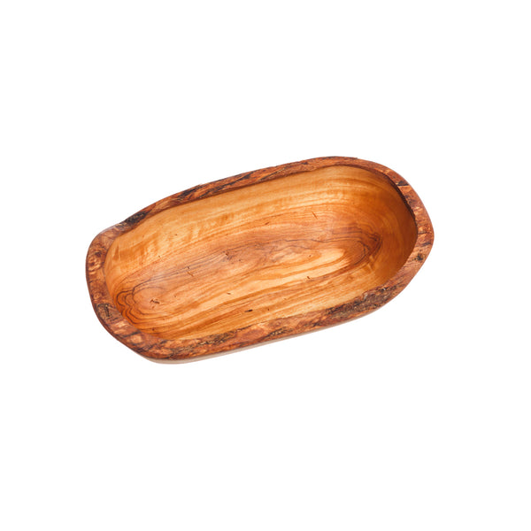 HOME ACCESSORIES Olive Wood Rustic Serving Bowl Selbrae House
