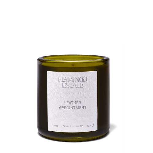 CANDLES/HOME FRAGRANCE Leather Appointment Candle Flamingo Estate