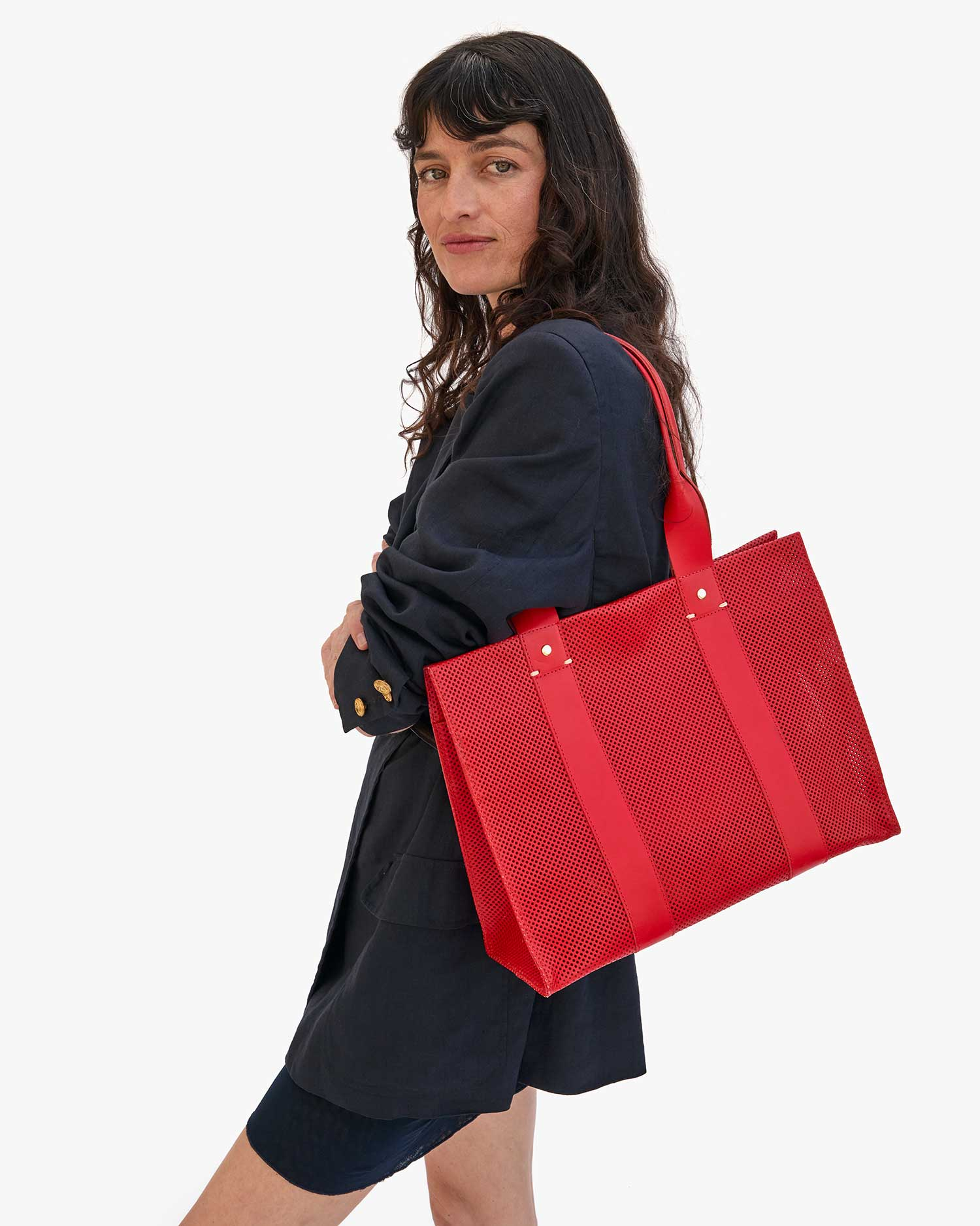 HANDBAGS Noemie Handbag in Tomate Clare V.