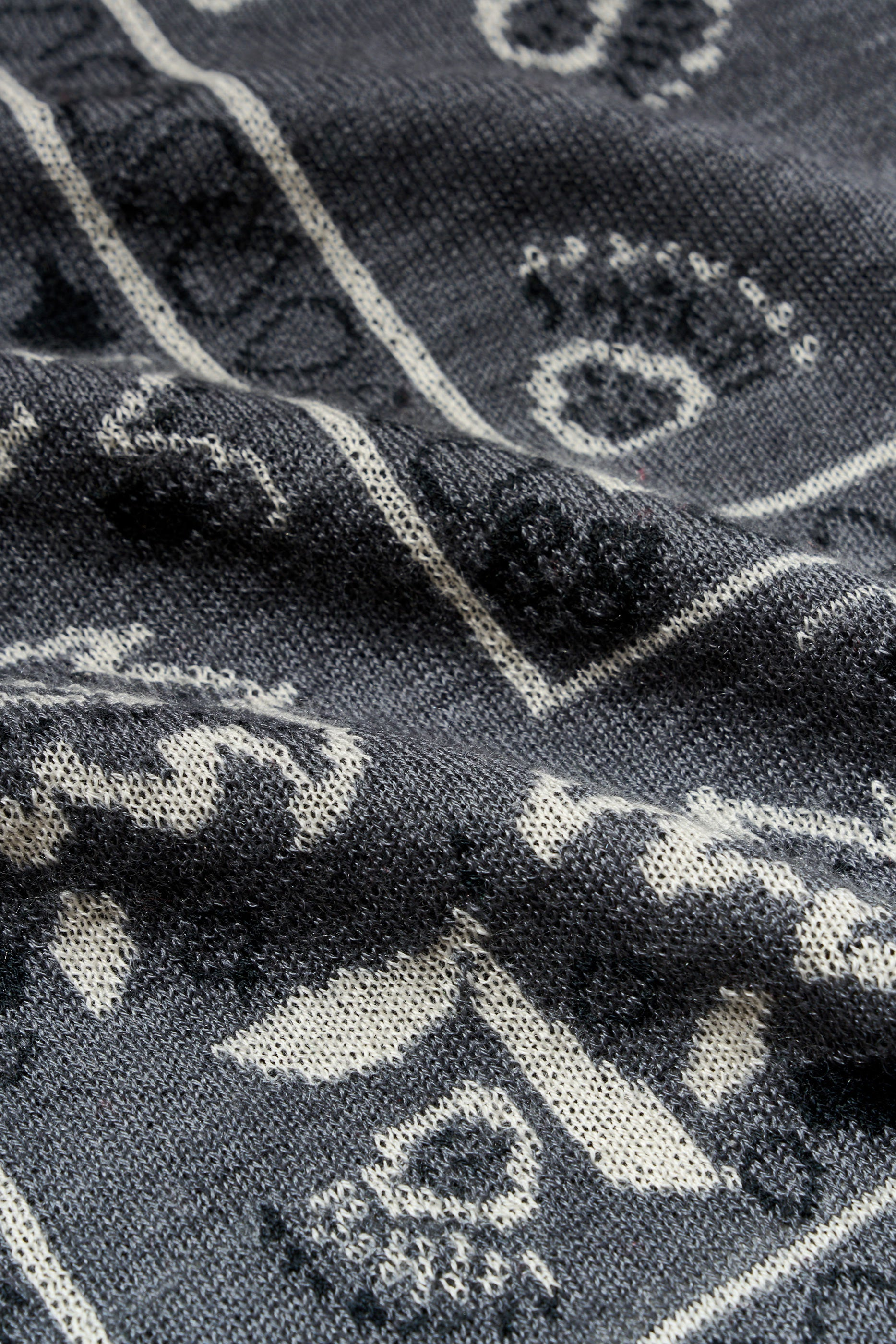 ACCESSORIES Cashmere Bandana in Charcoal Organic by John Patrick