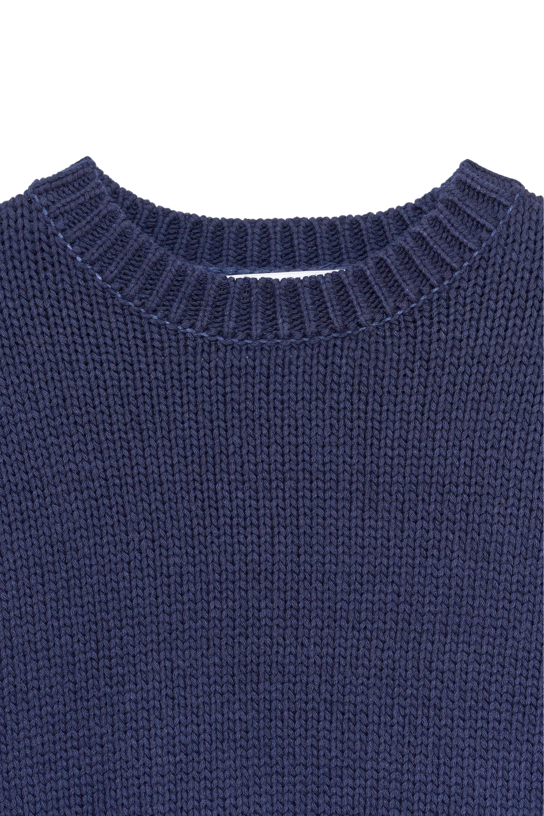 SWEATERS BOXY GILET MARINE BLUE Organic by John Patrick