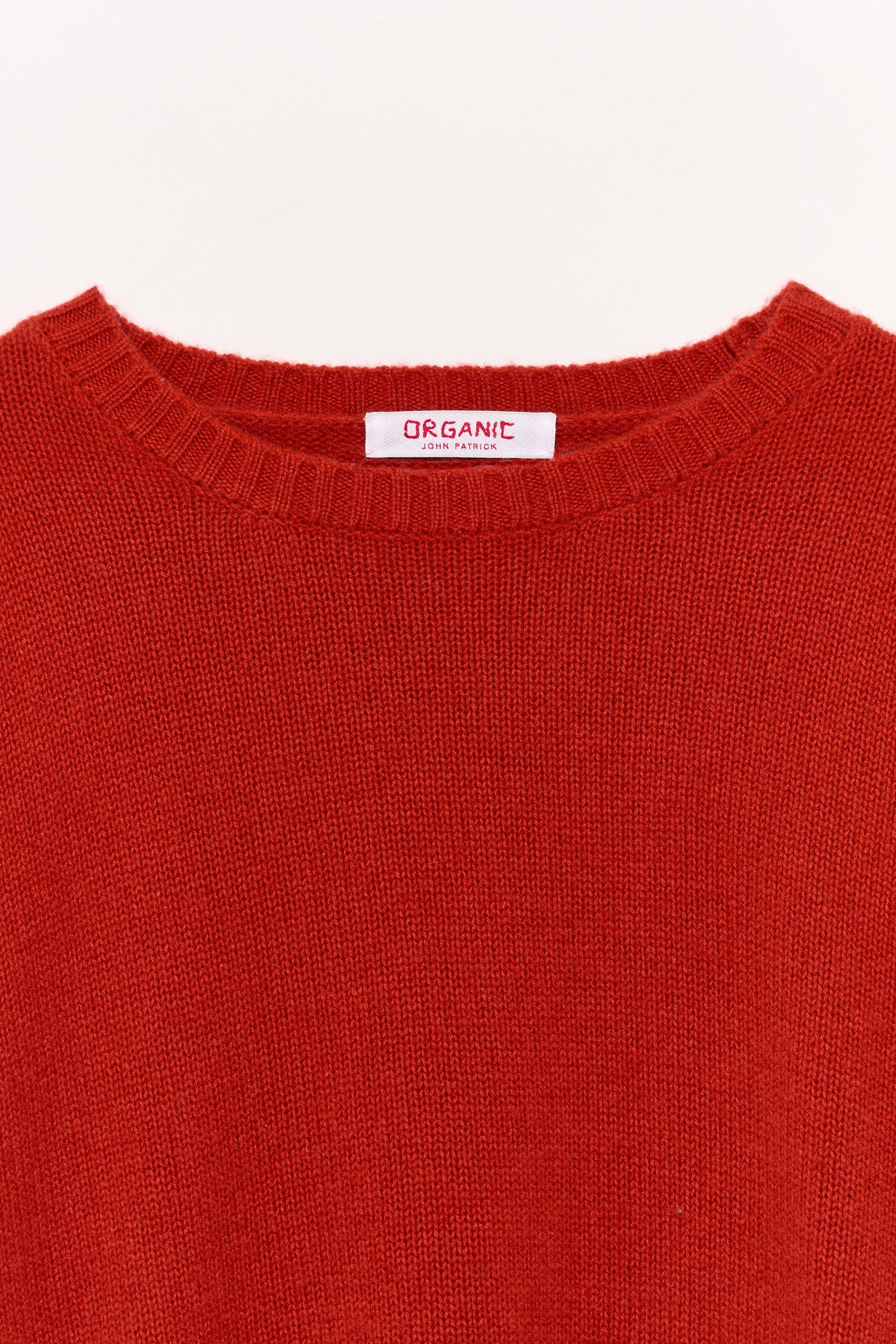 SWEATERS Wide Cashmere Pullover in Apricot Organic by John Patrick