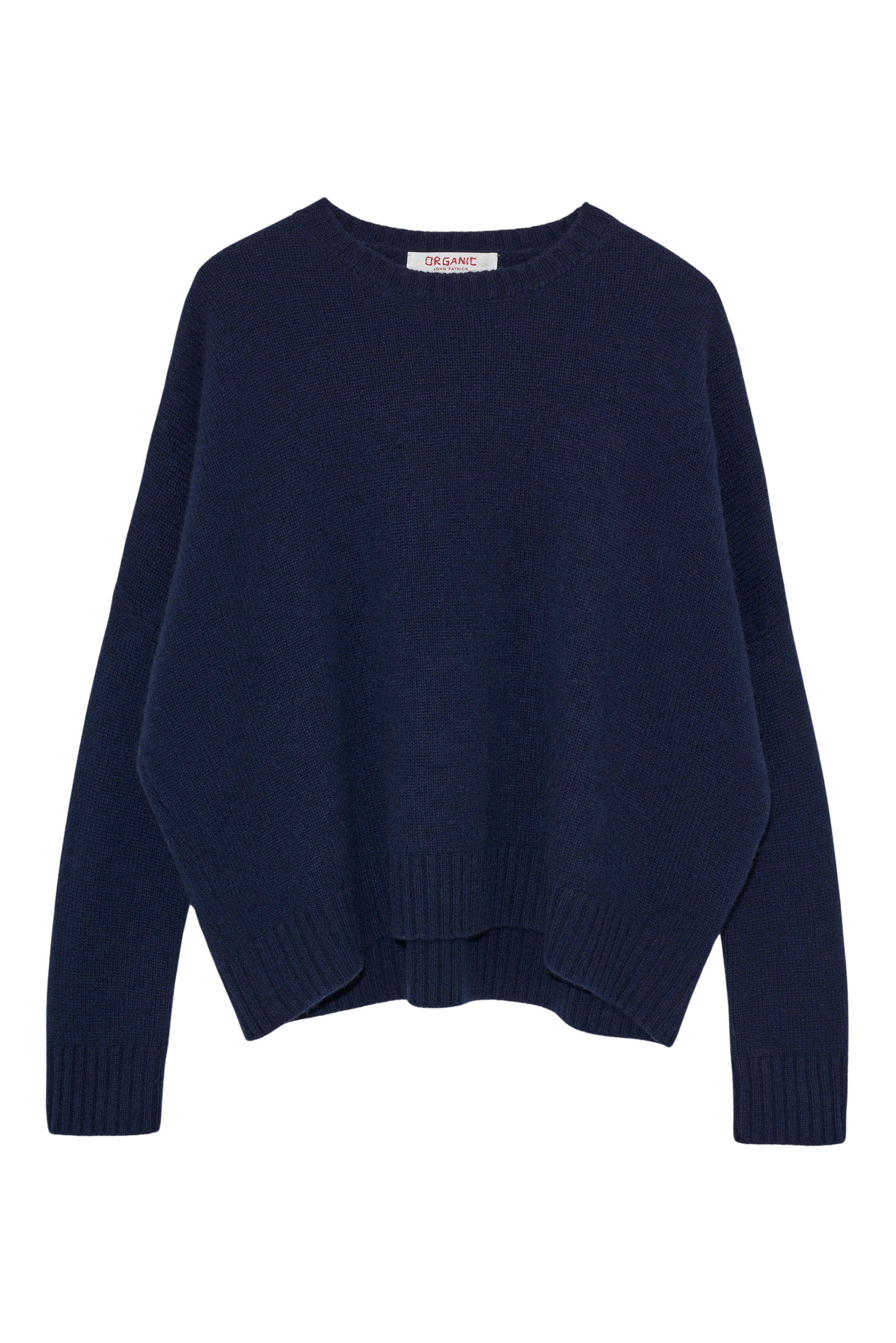 SWEATERS Wide Cashmere Pullover in Midnight Organic by John Patrick