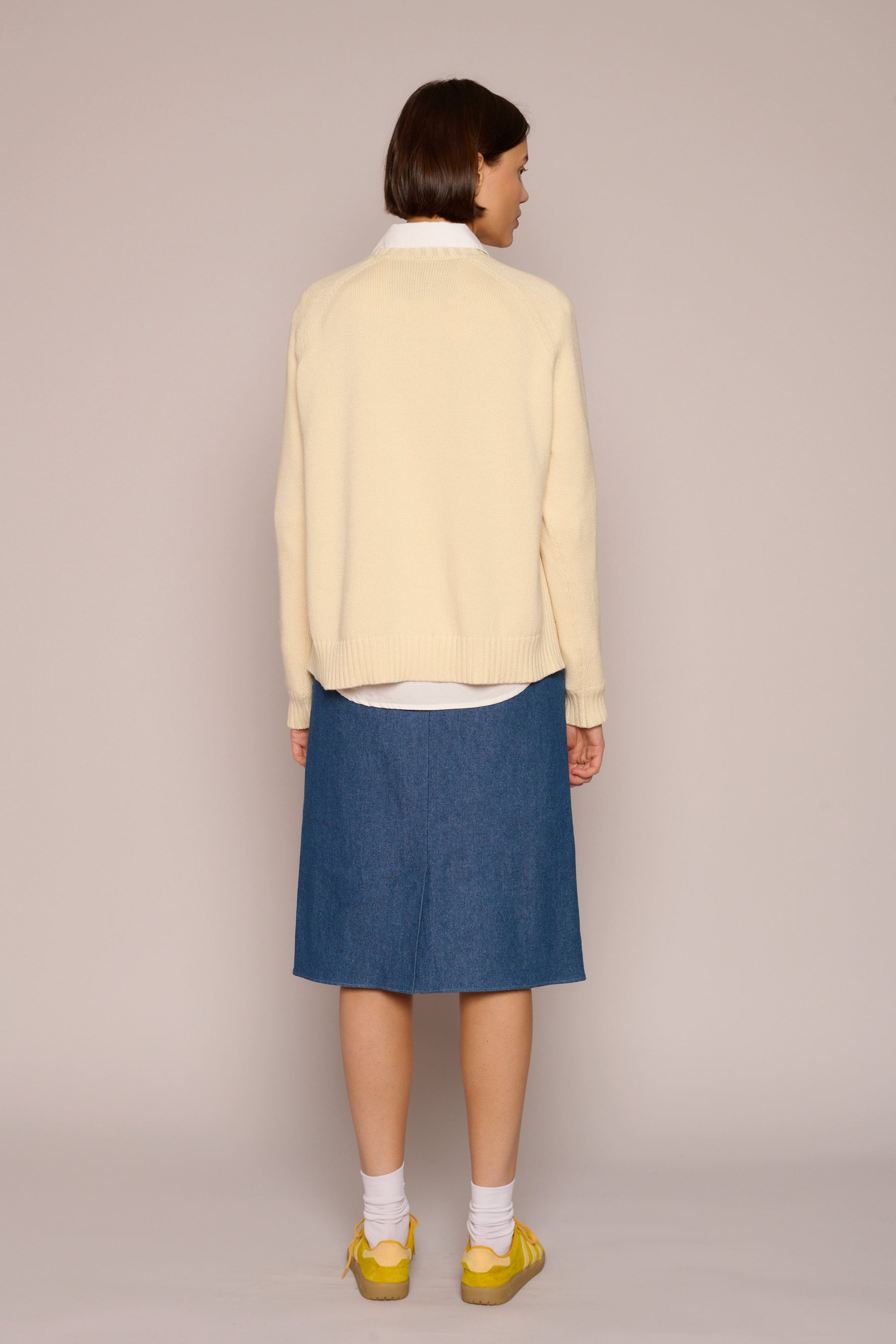 SWEATERS MADISON SWEATER IN CREAM Organic by John Patrick