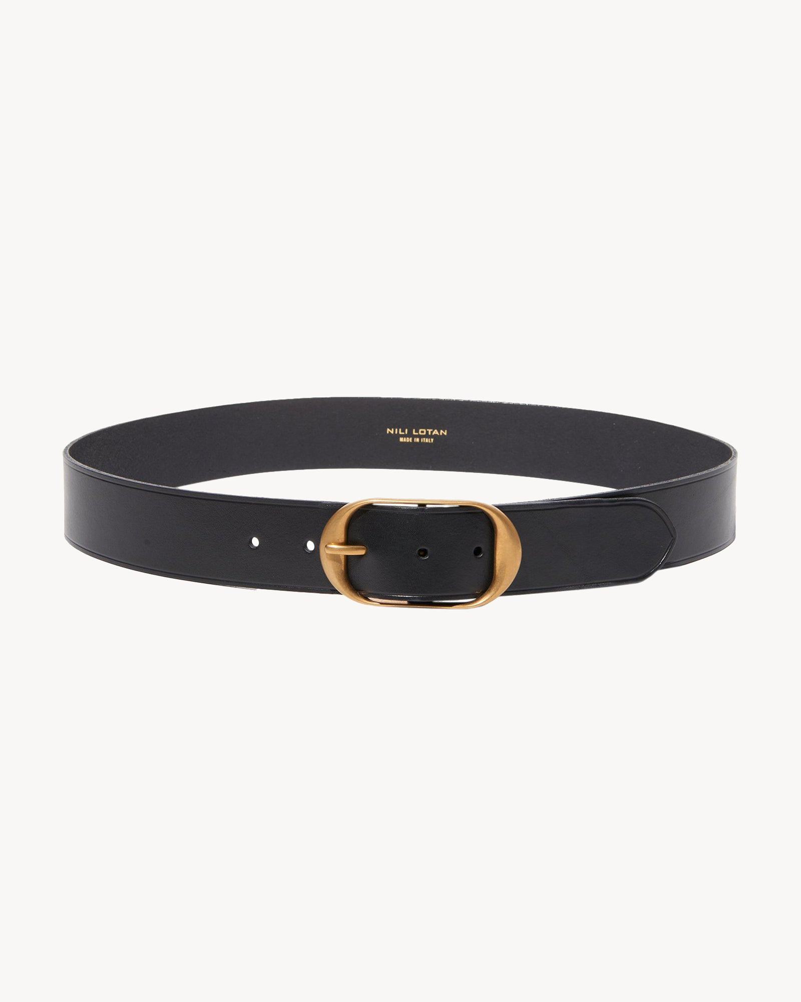 Belts Nili Lotan Nili Belt in Black Nili Lotan