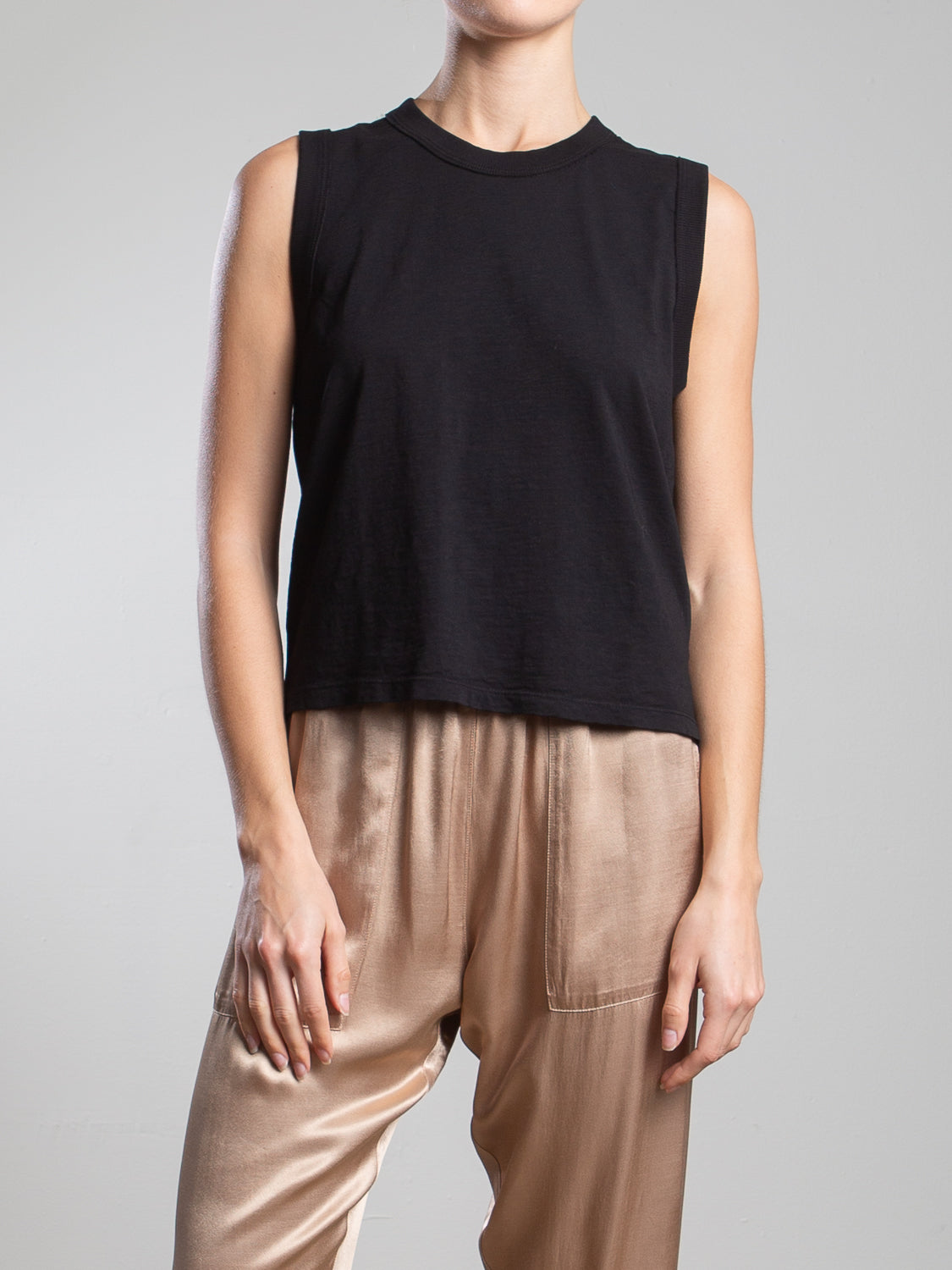 TEES/TANKS Liv Tank in Black Pharaoh