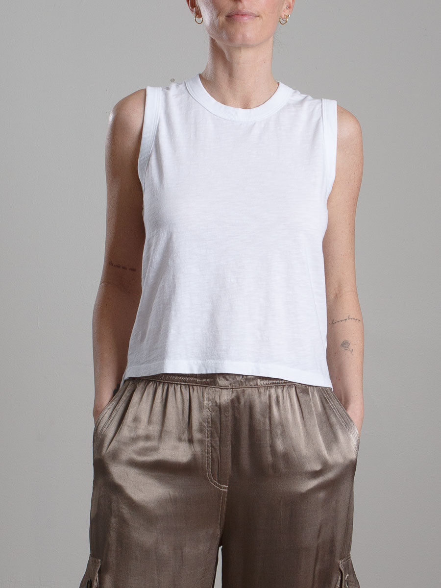 TEES/TANKS Liv Tank in White Pharaoh