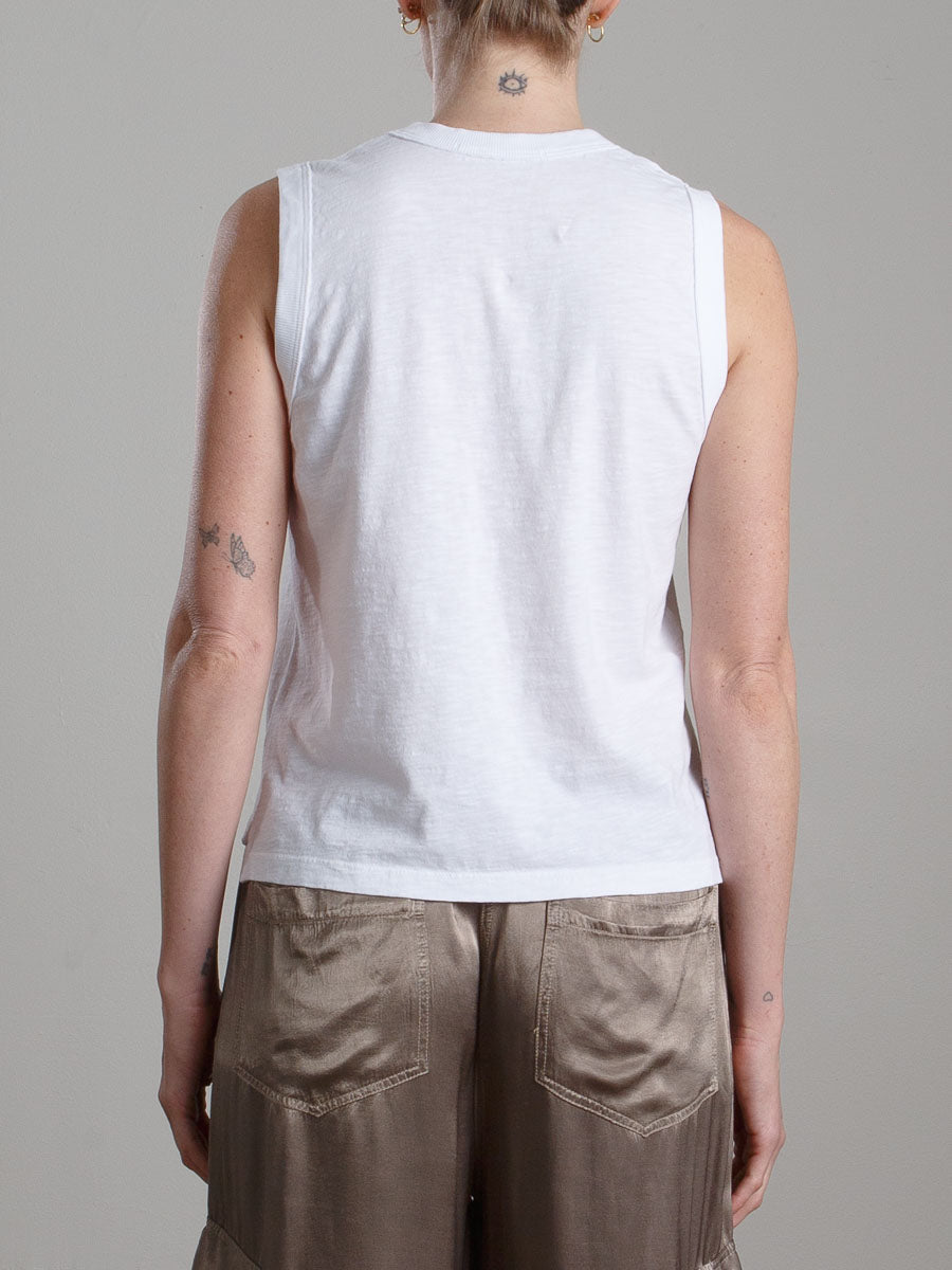 TEES/TANKS Liv Tank in White Pharaoh