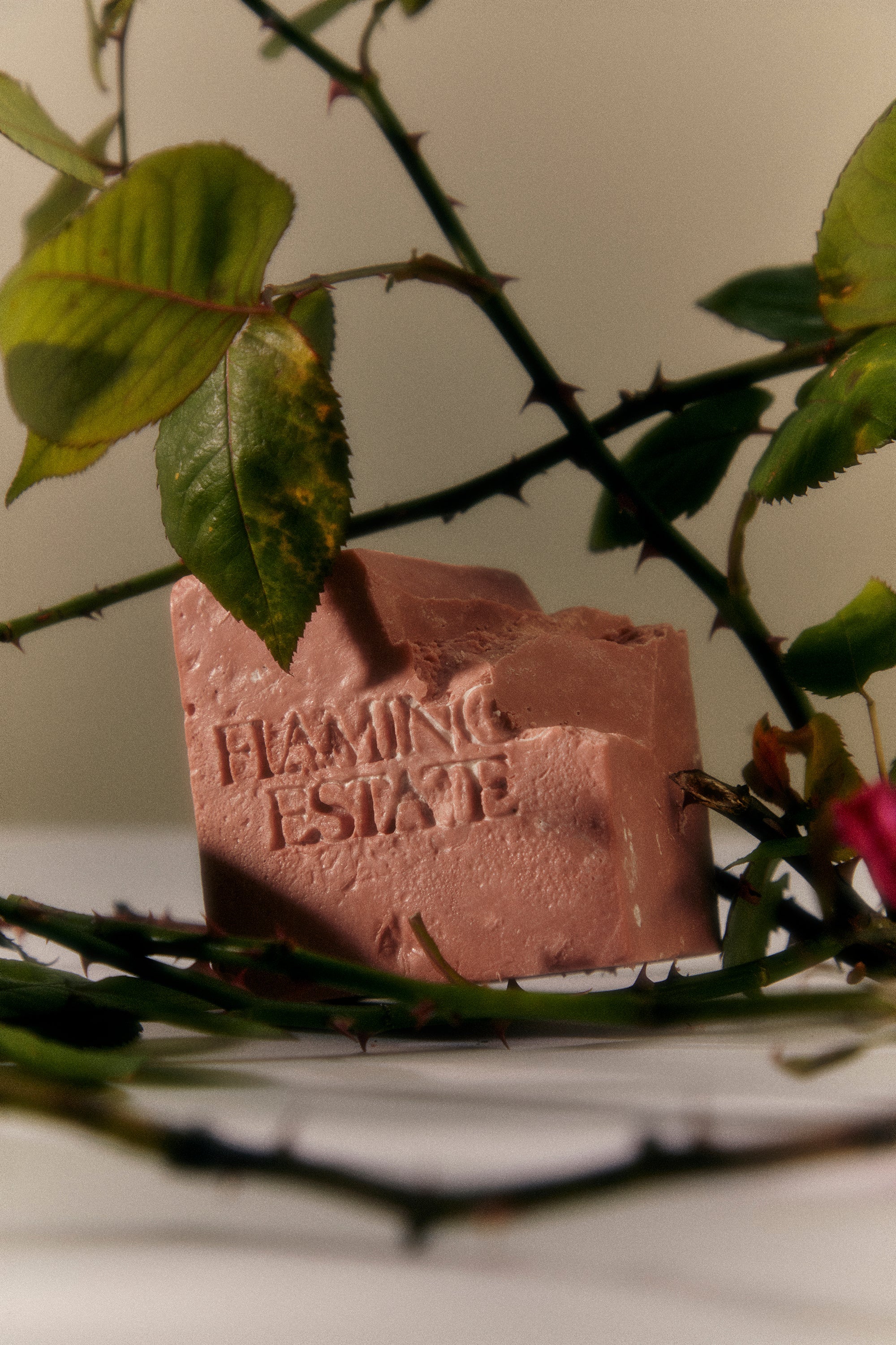 APOTHECARY Night Blooming Jasmine & Damask Bar Soap Flamingo Estate