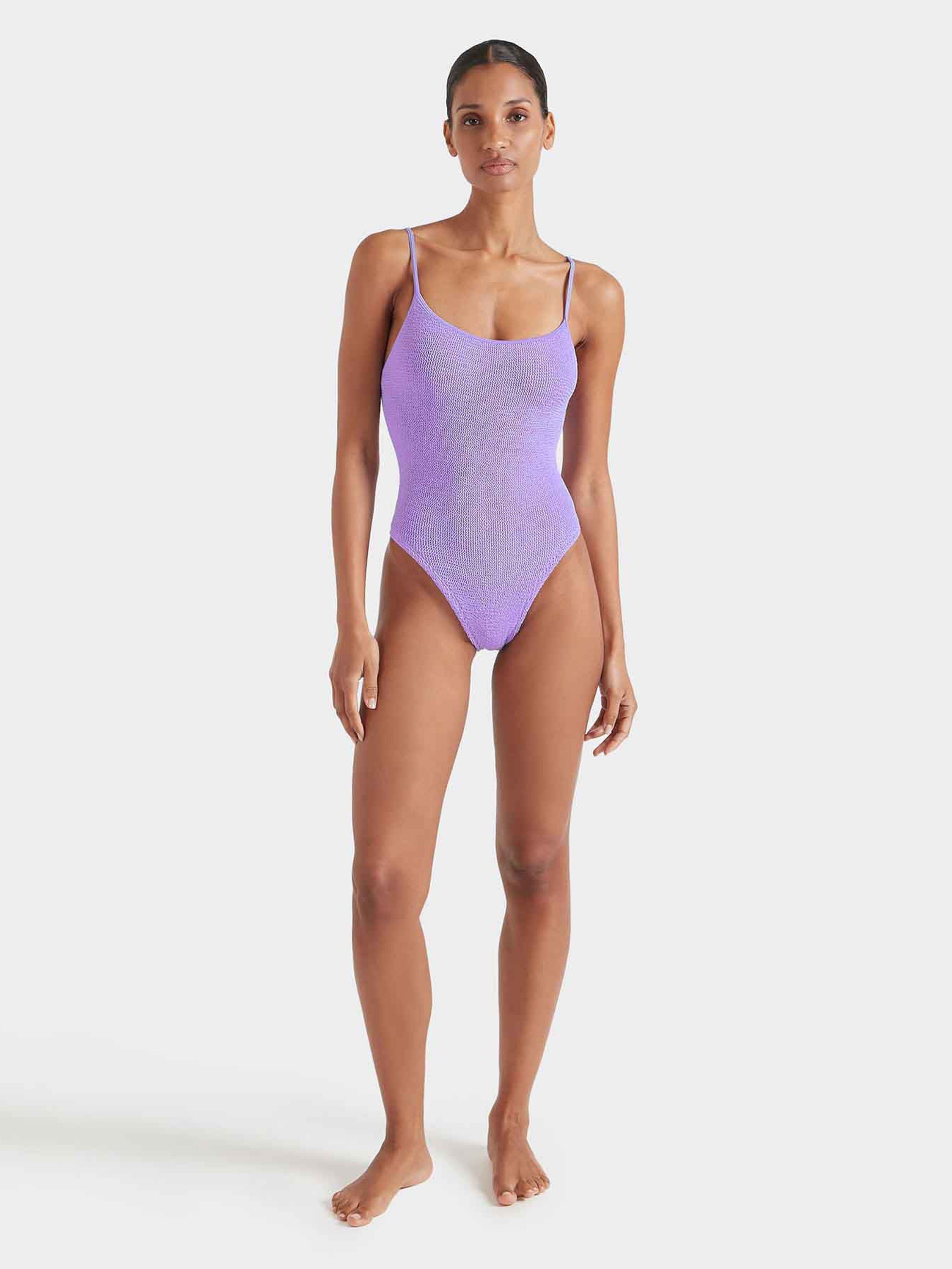 LINGERIE/PJ/SWIM Pamela Swimsuit in Lilac Hunza G