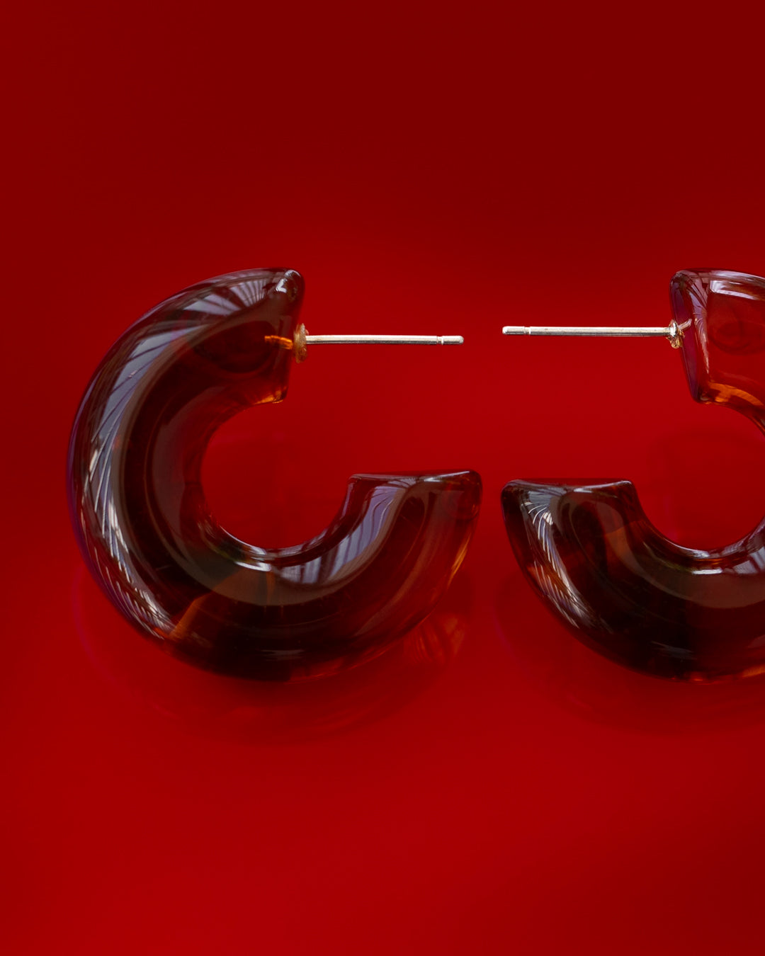 FASHION JEWELRY Noemi Hoops in Tortoise Luv Aj