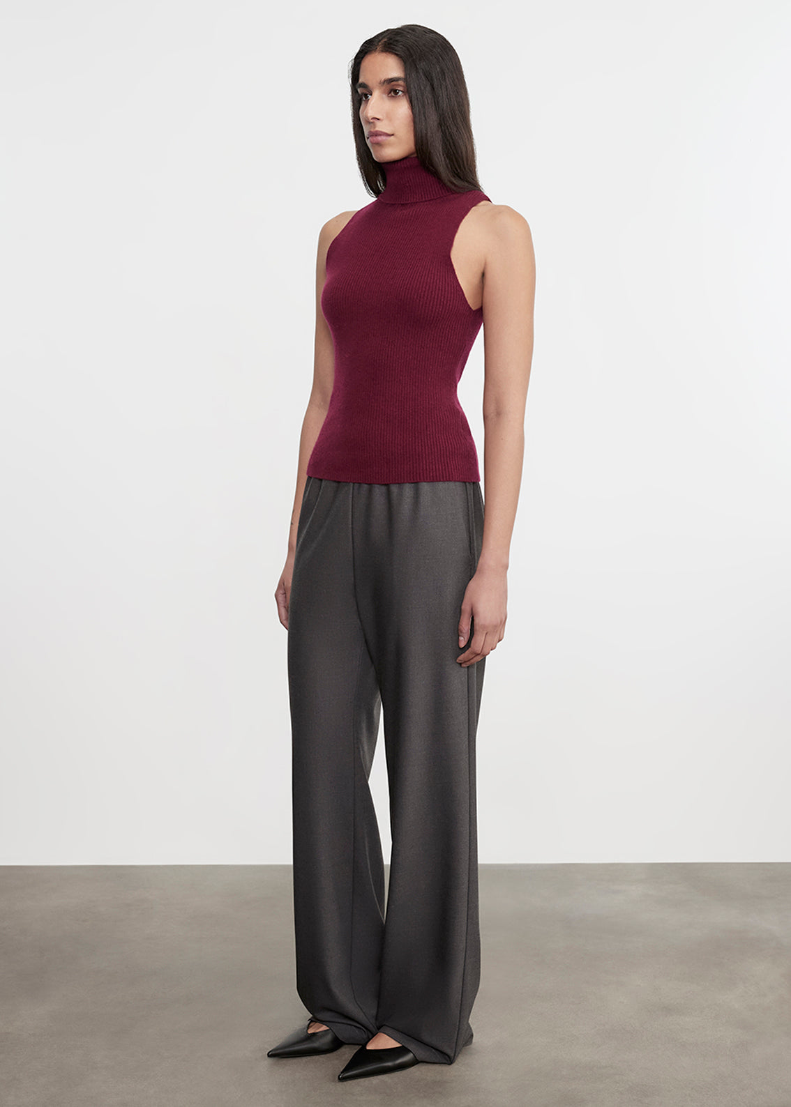 PANTS/SHORTS Everywhere Suit Pant in Charcoal Enza Costa