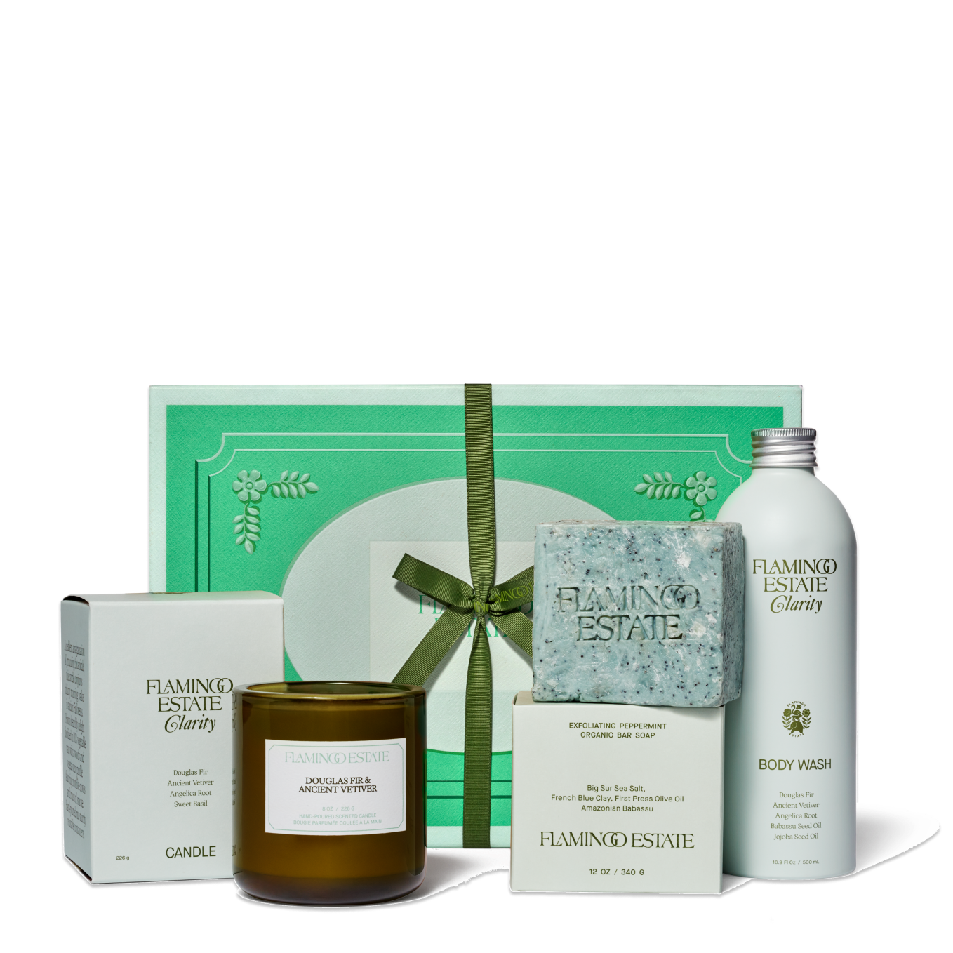 APOTHECARY Douglas Fir and Peppermint Morning Set Flamingo Estate