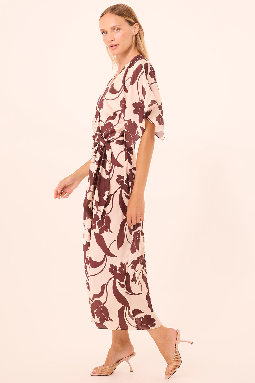 DRESSES/JUMPSUITS Hadassa Dress in Chocolate Floral Misa