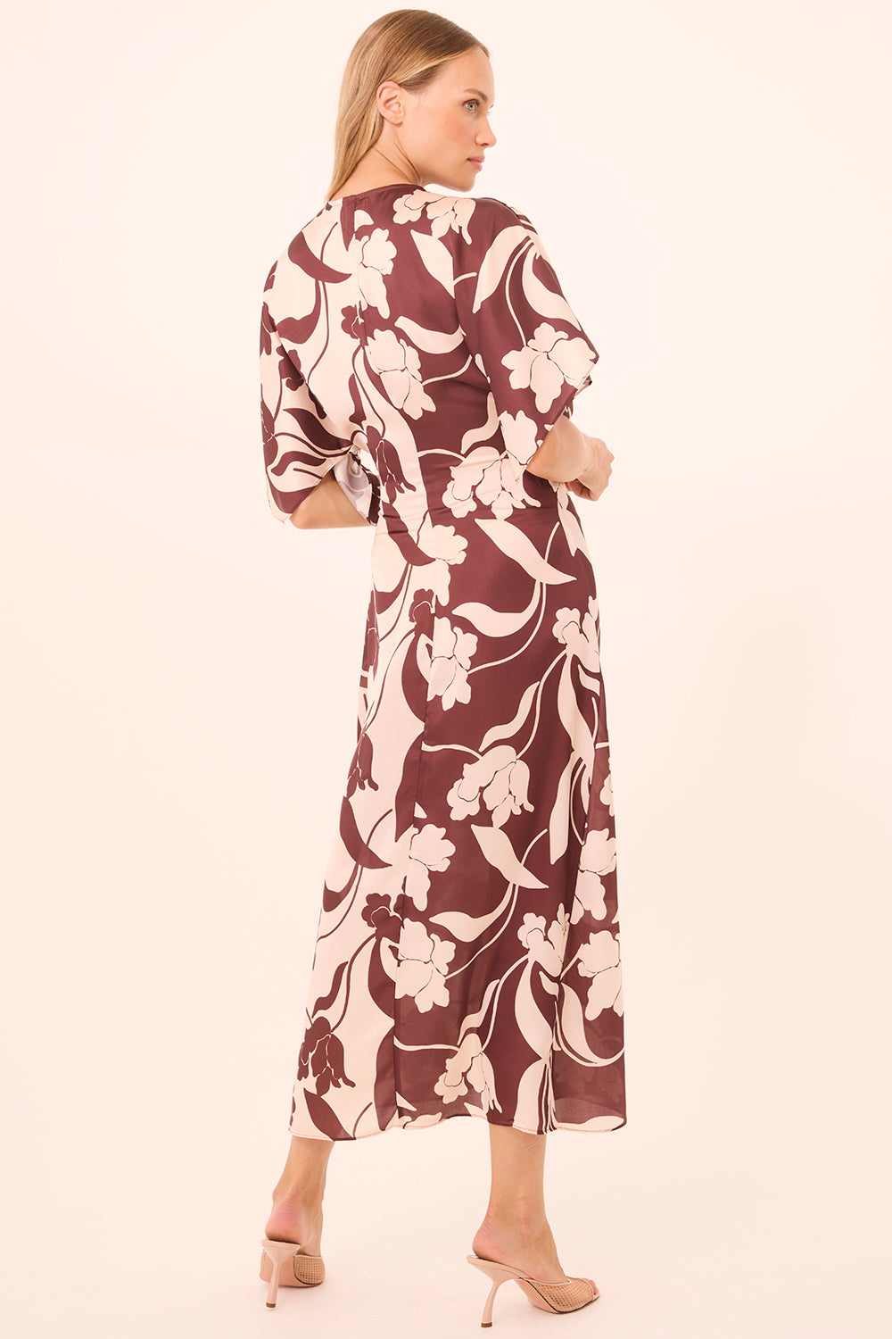 DRESSES/JUMPSUITS Hadassa Dress in Chocolate Floral Misa