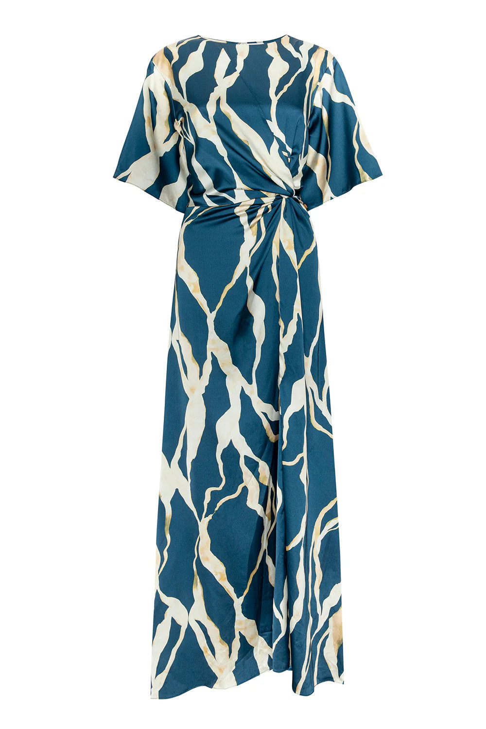 DRESSES/JUMPSUITS Asah Dress in Vertical Abstract Misa