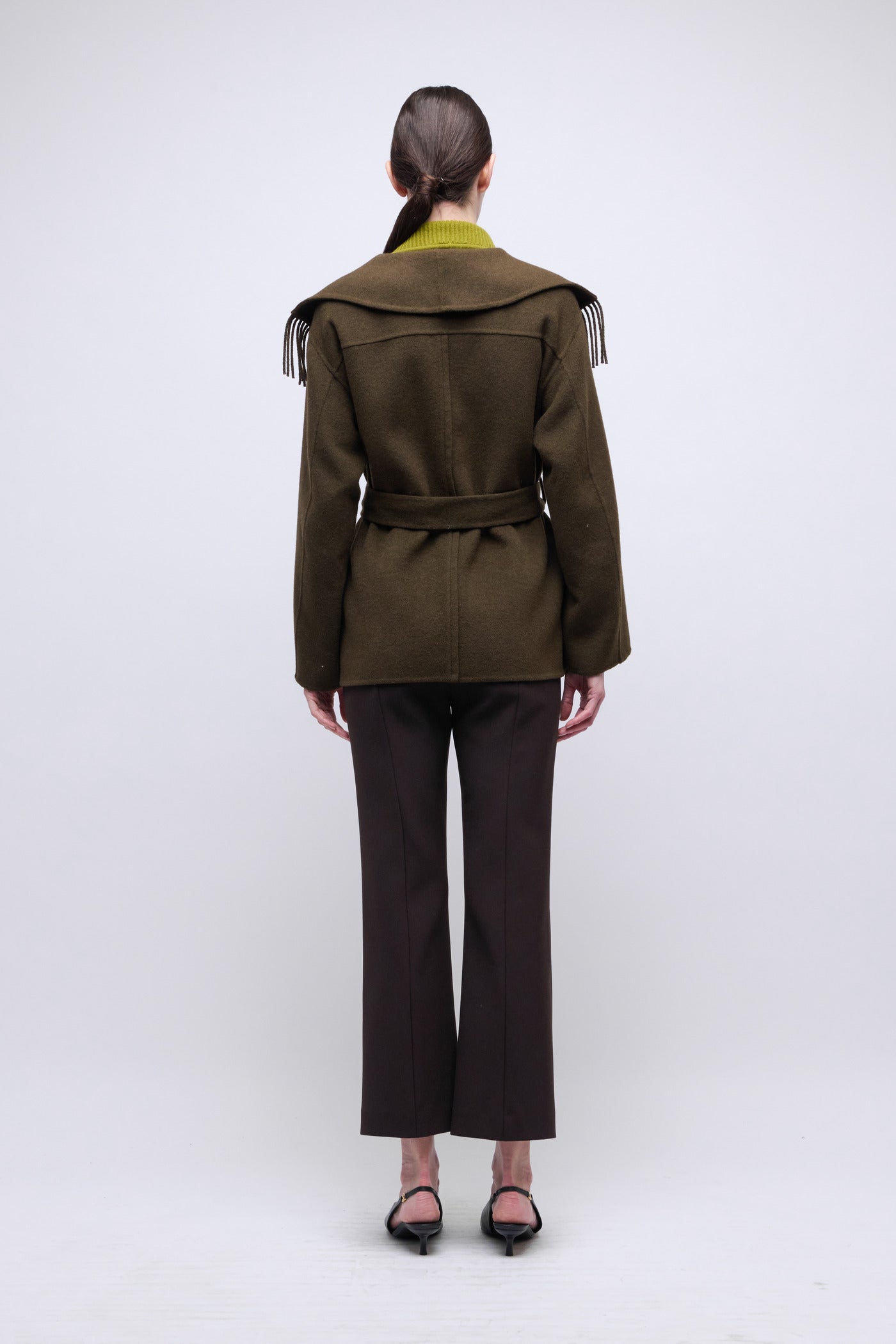 COATS/JACKET Rowen Fringe Jacket in Alligator Simkhai