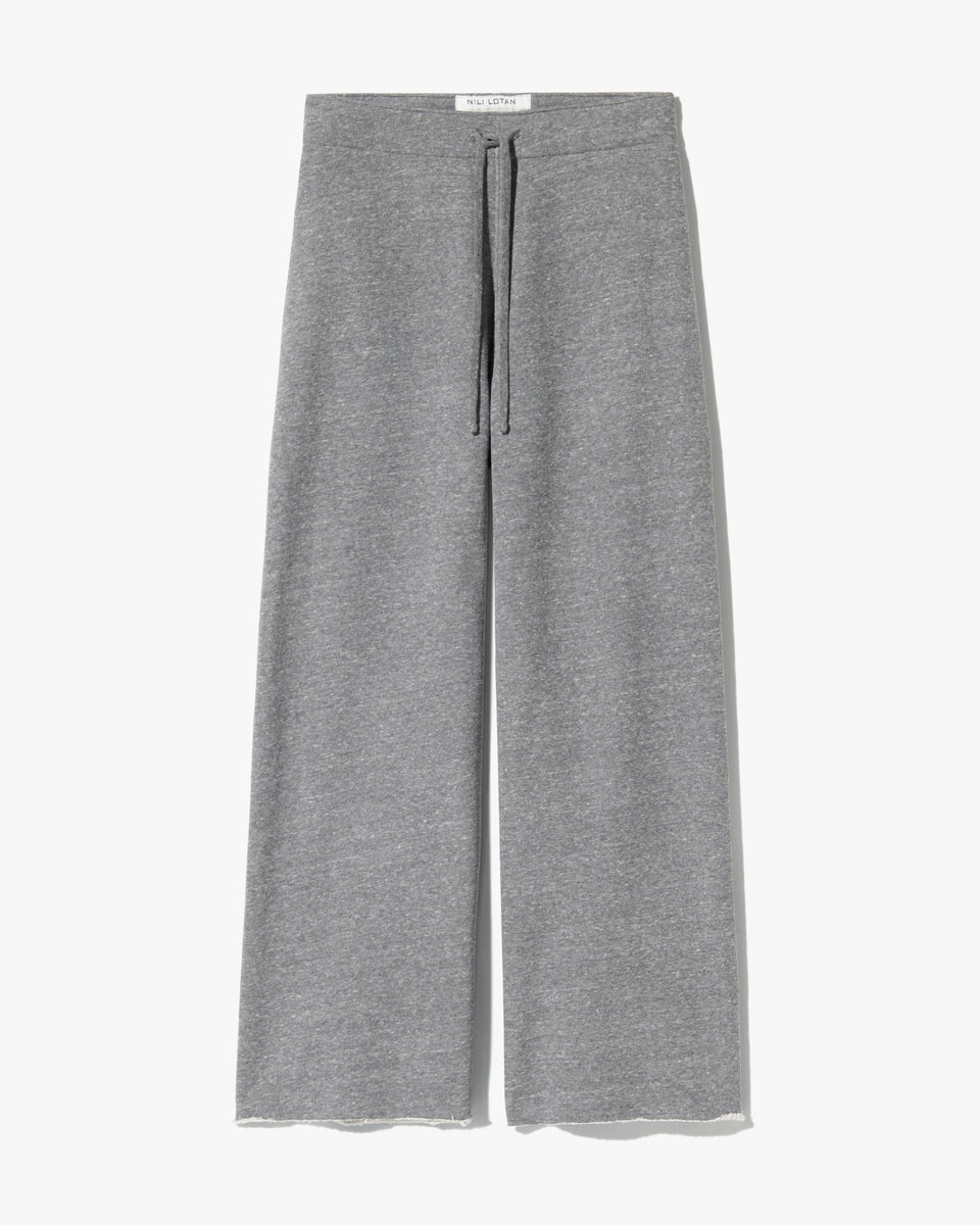 LOUNGE Kiki Sweatpant in Heather Grey Nili Lotan
