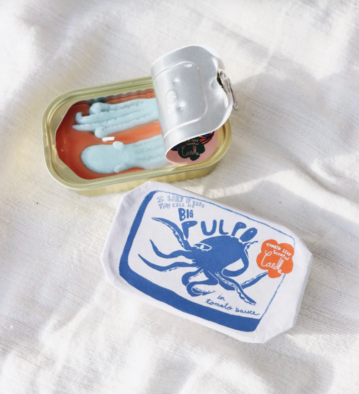 CANDLES/HOME FRAGRANCE Tinned Fish Candle in Tomato TINNED CANDLE